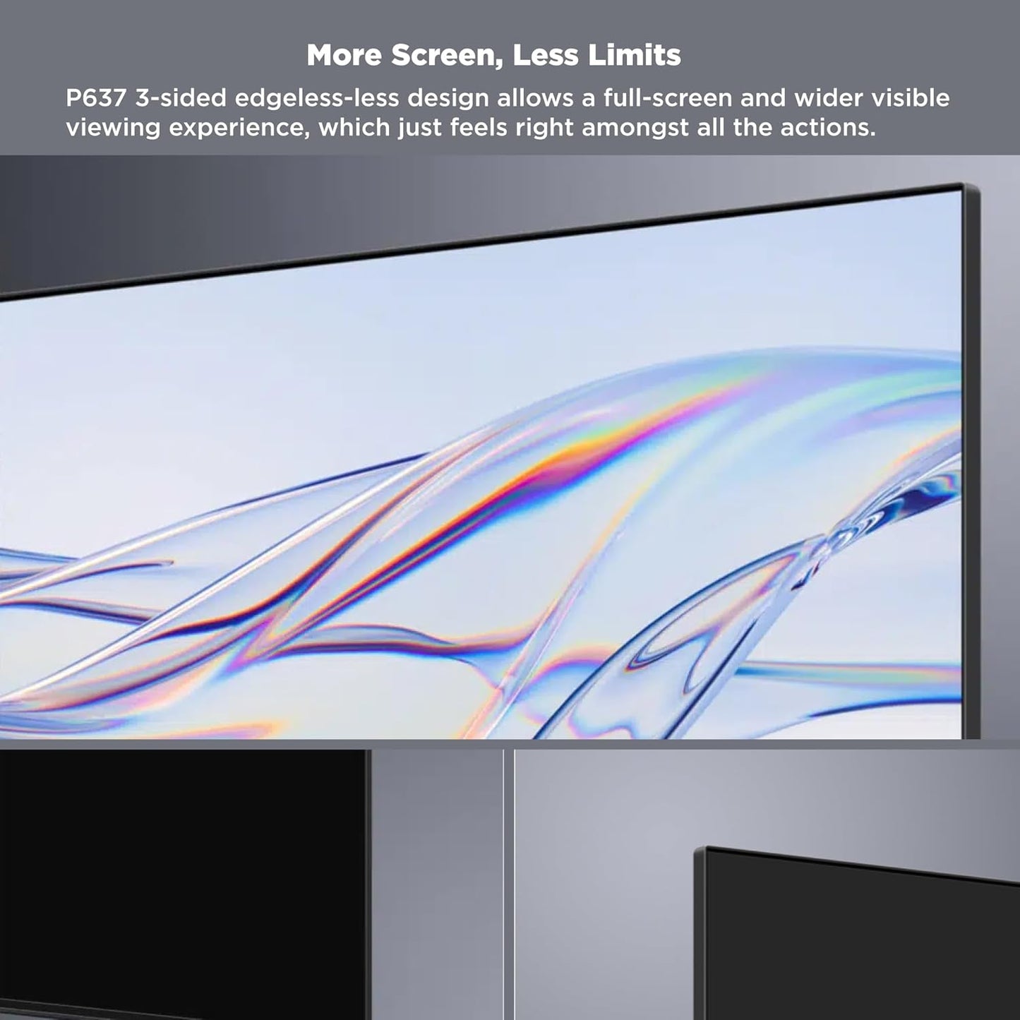 TCL 55 Inches Smart TV, 4K Ultra HD, Google TV, Dolby Audio HDR10 & Chromecast Built-in Edgeless Design - 55P637