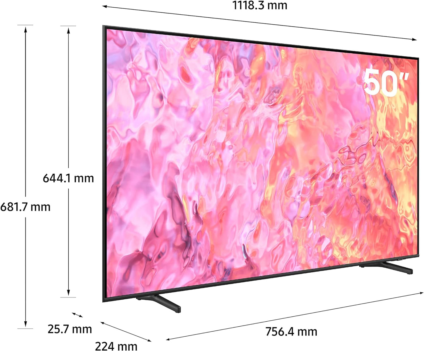 Samsung 55 Inch TV Crystal UHD Crystal Processor 4K Hub - UA55CU7000UXZN (2023 Model)