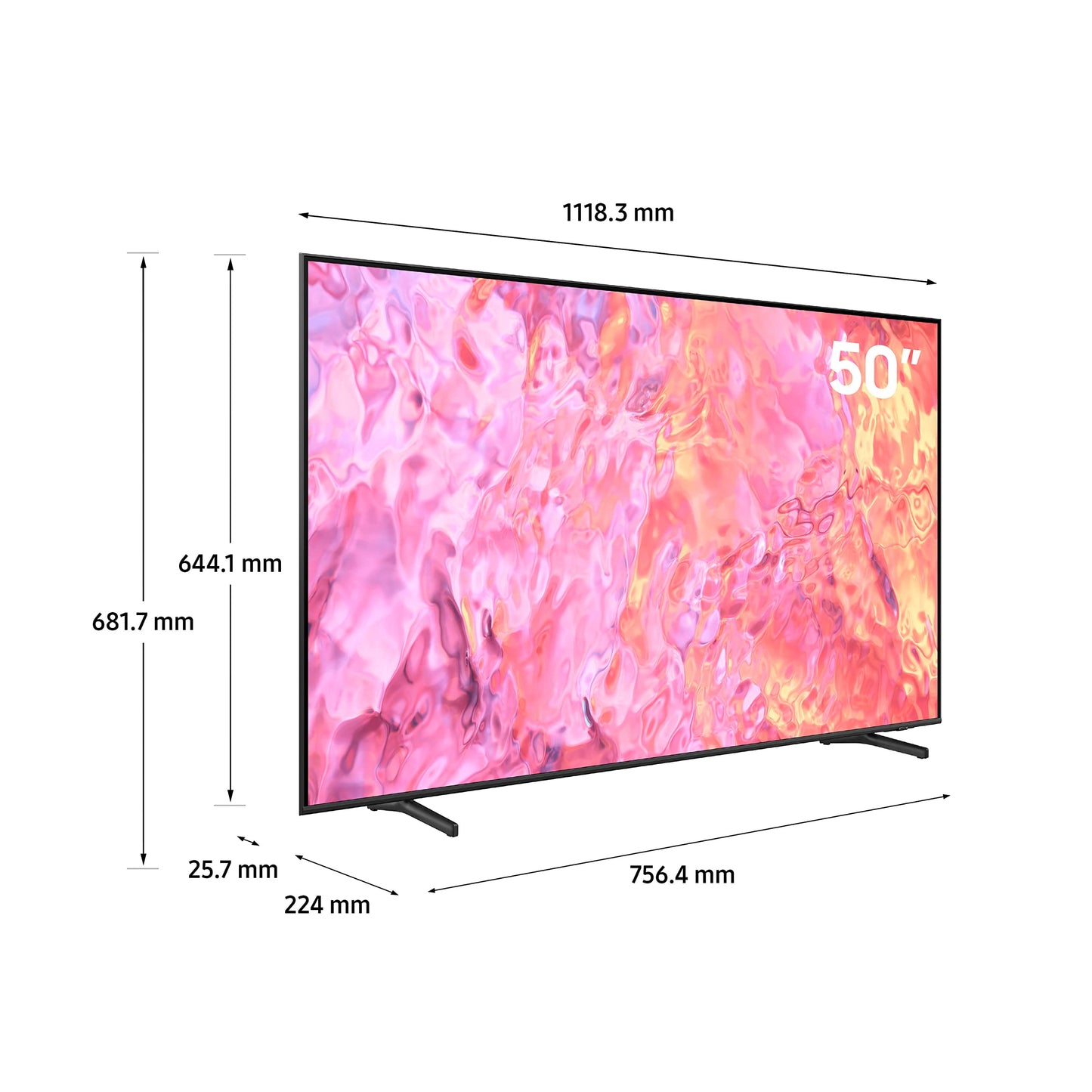 Samsung 75 Inch TV Crystal UHD 4K Crystal Processor 4K Airslim Dynamic Crystal Color - UA75CU8000UXZN (2023 Model)