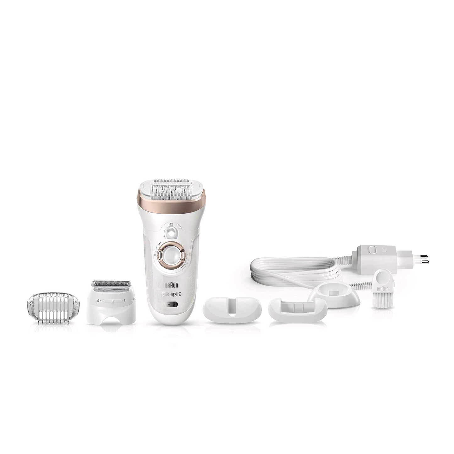 Braun Silk-epil 9 9-538 Wet & Dry Epilator With 3 Extras