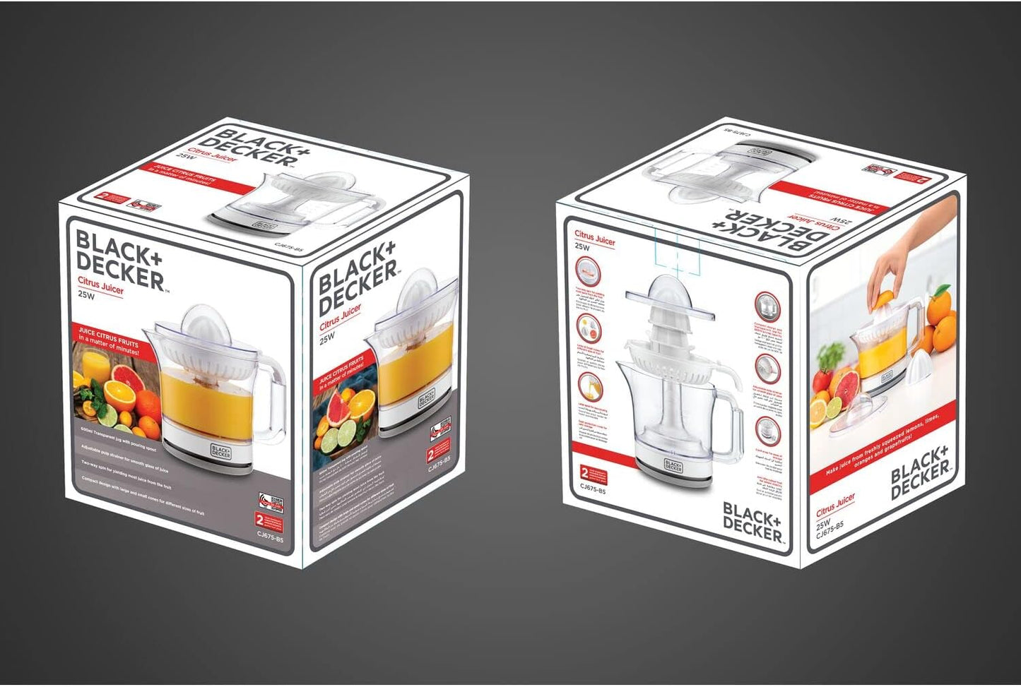 BLACK+DECKER Citrus juicer 600 ML CJ675-B5