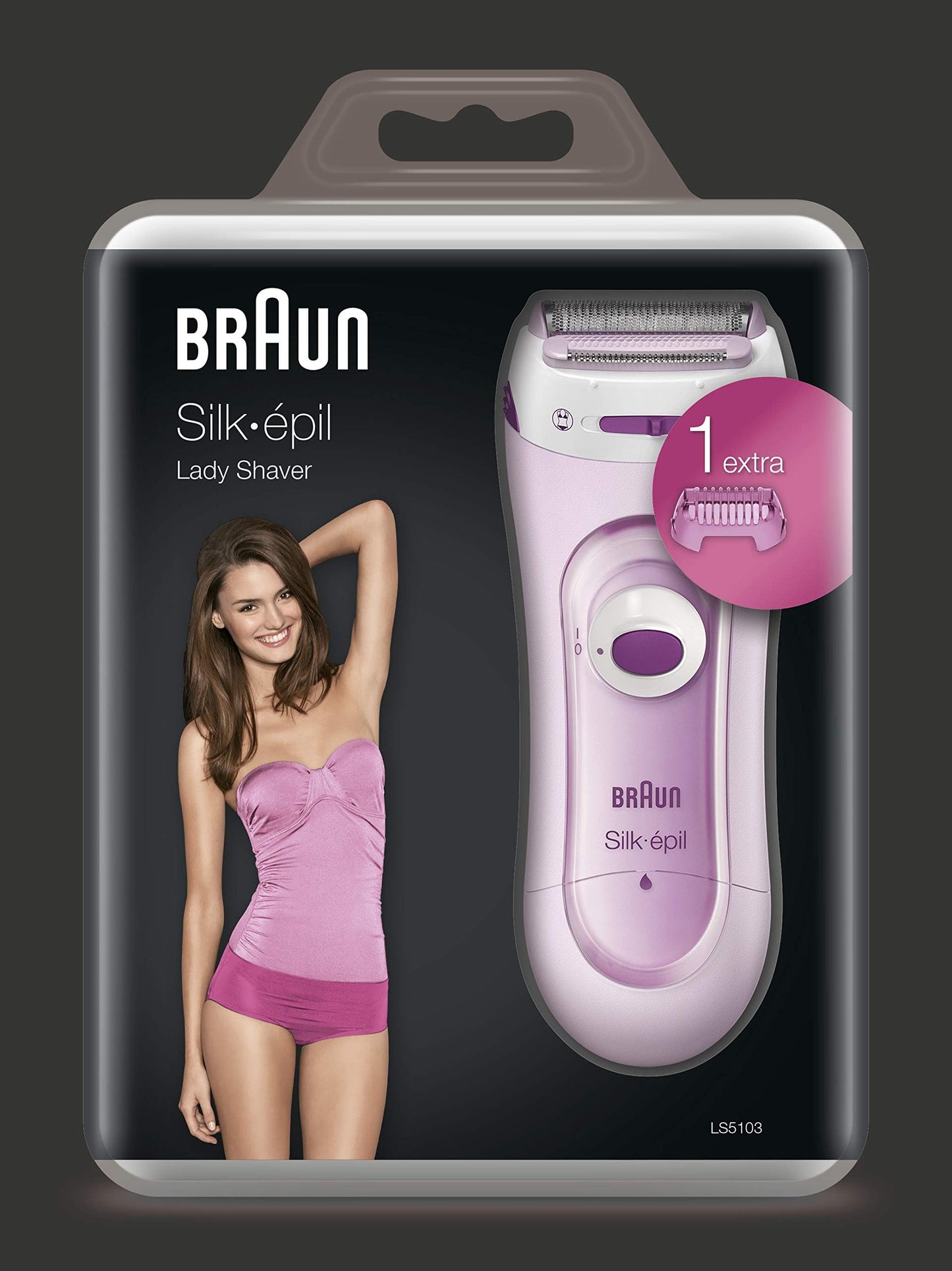 Braun Silk-epil Lady Shaver 5-160 Blue, 3-in-1 Wet & Dry Electric Shaver