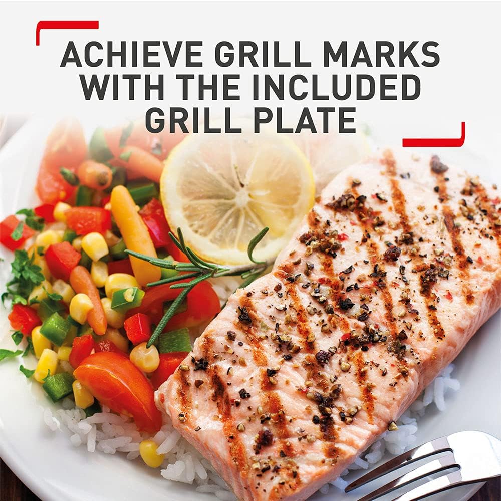 TEFAL Air Fryer | Easy Fry & Grill Digital 2-in-1 |4.2 L Capacity | 1550 W | Healthy Cooking | Air Fry + Grill | 8 Automatic Programs |Adjustable Temperature | Timer | 2 Years Warranty | EY505D27