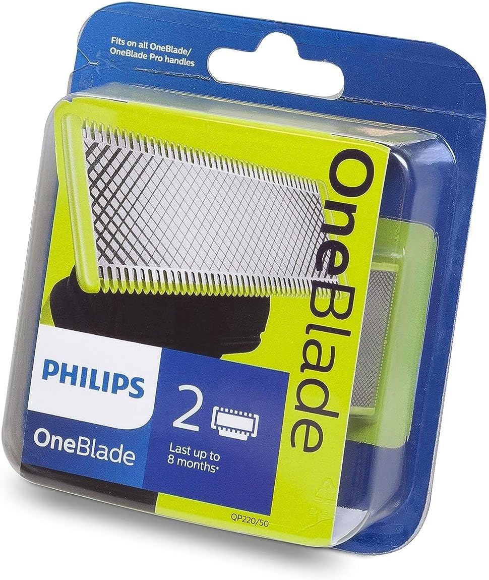 Philips Replacement Blade For Qp2520/Qp6505, Lime Green/Charcoal Grey - Qp220/51
