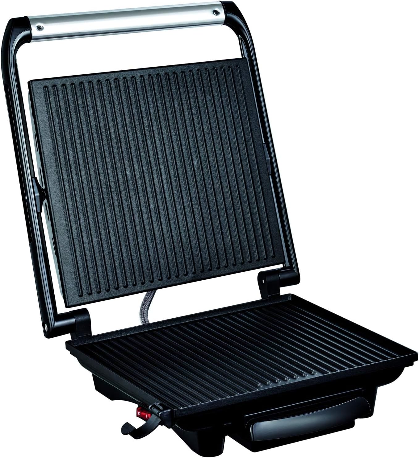 TEFAL Grill | Ultra compact Barbecue / BBQ Grill / Sandwich Maker | 1700 watts | Silver | 2 Years Warranty | GC302B28