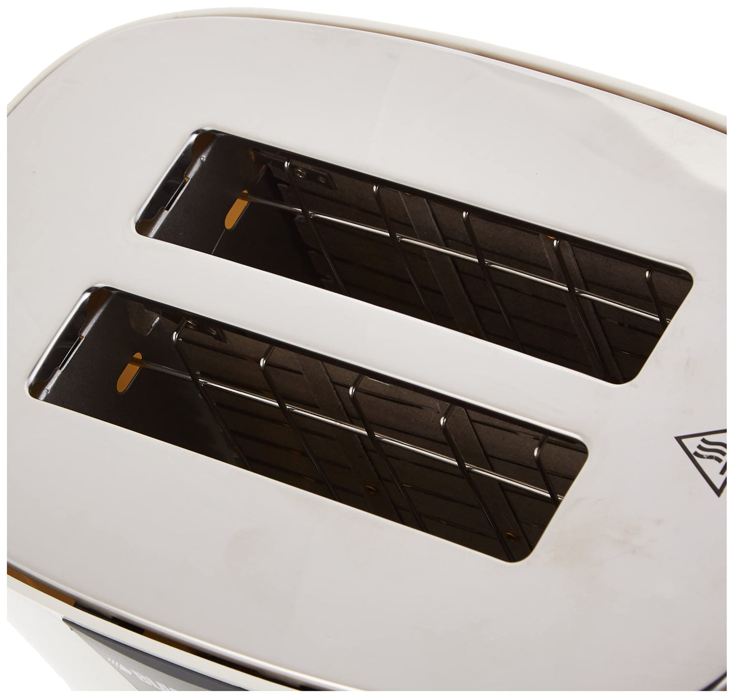 BLACK+DECKER 750W 2 Slice Cool Touch Bread Toaster, White - ET125-B5,