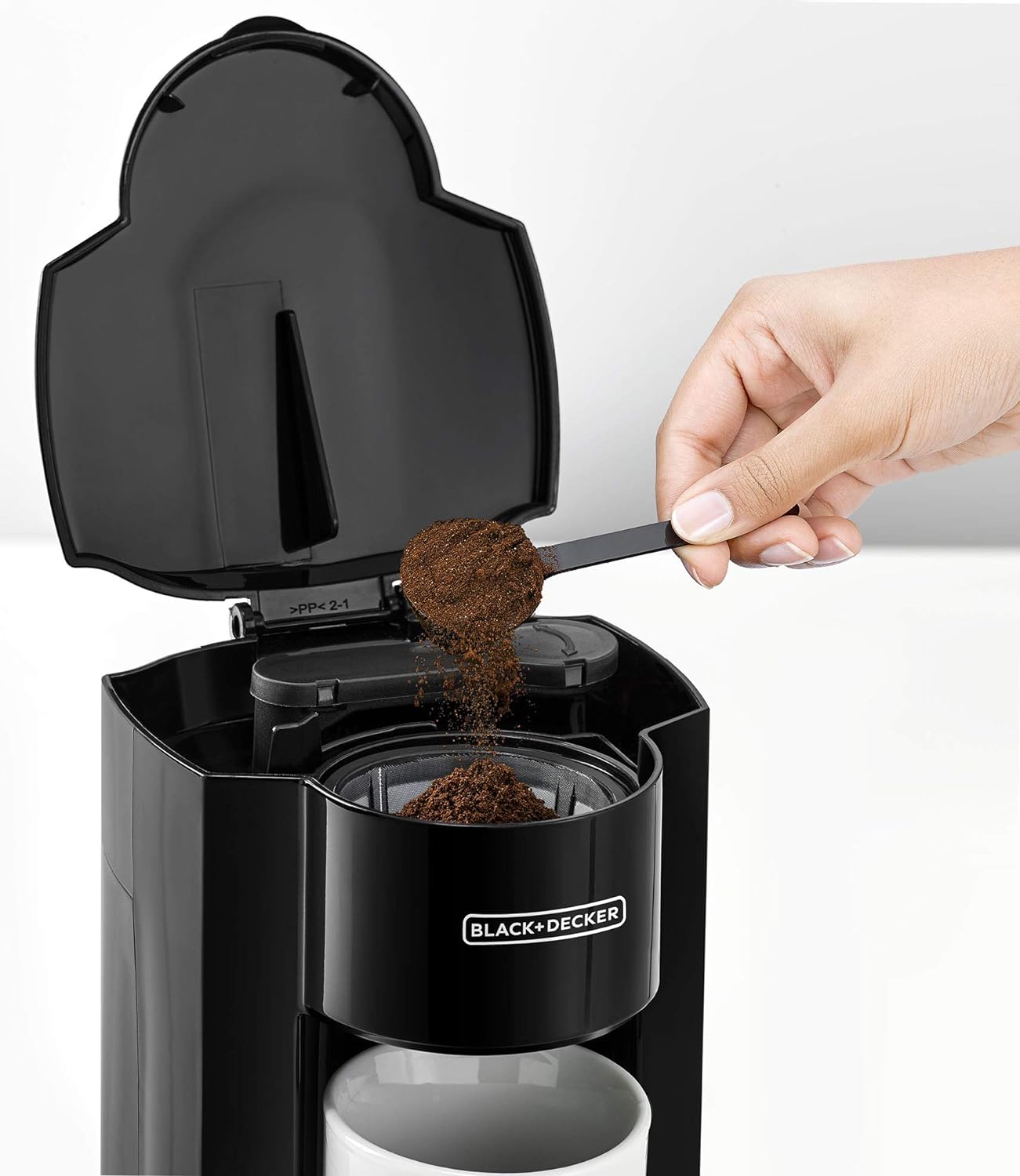 Black+Decker 750W 10 Cup Coffee Maker/Coffee Machine With Glass Carafe For Drip Coffee, Silver/Black - Dcm750S-B5, 2 Years Warranty