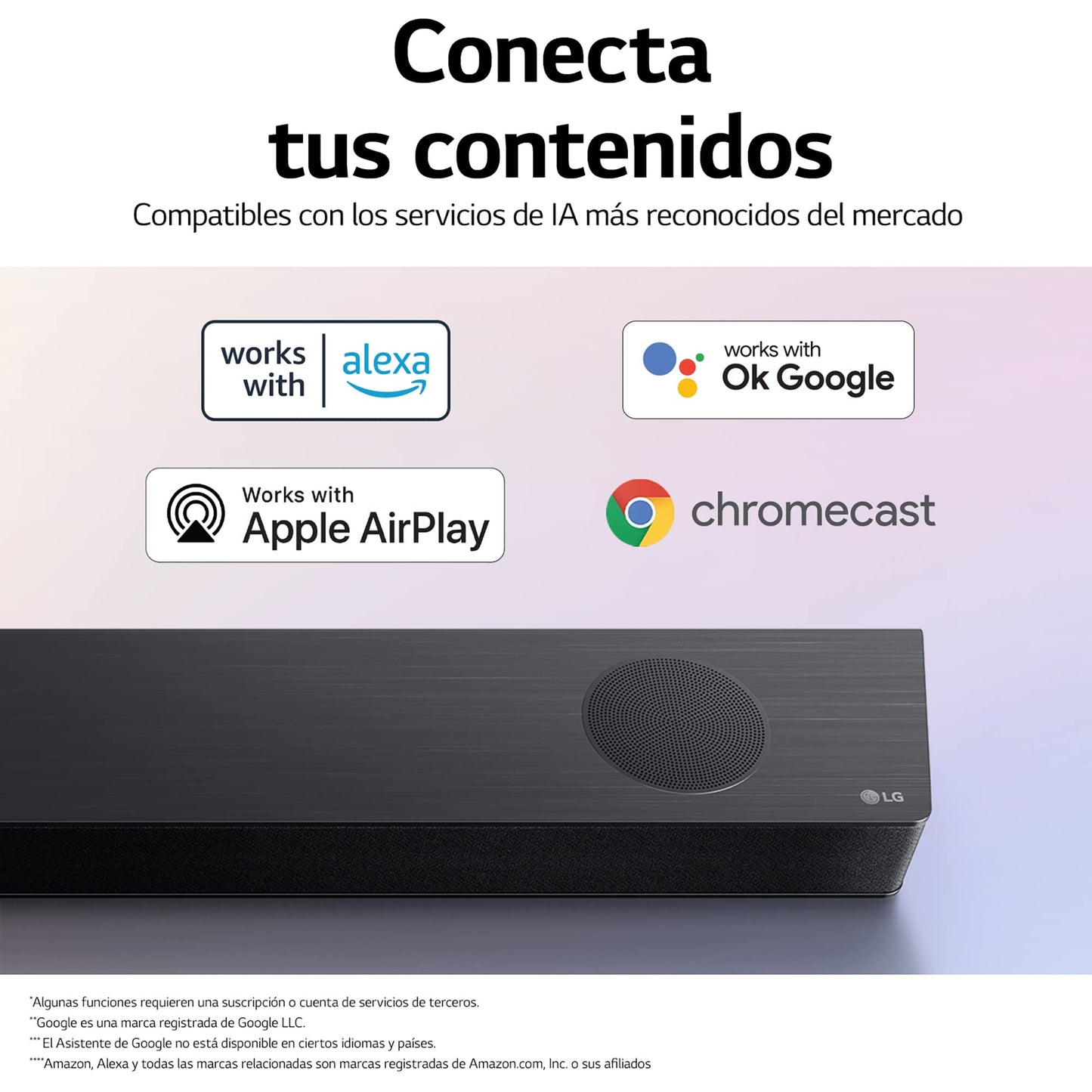 LG S95QR Intelligent Soundbar with 810W Power and 9.1.5 Channels with 5 Vertical Atmos Speakers and Back Speakers Included. Dolby Atmos, DST:X and IMAX Surround Sound - Silver Dark Steel