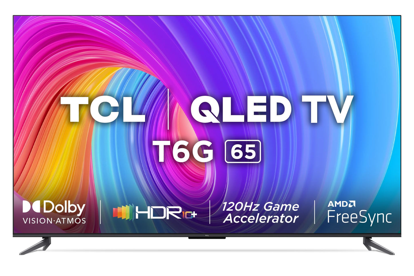 TCL 164 cm (65 inches) 4K Ultra HD Smart QLED Google TV 65C645 (Black)
