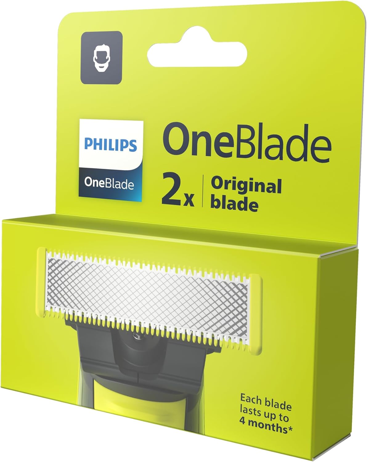 Philips Replacement Blade For Qp2520/Qp6505, Lime Green/Charcoal Grey - Qp220/51