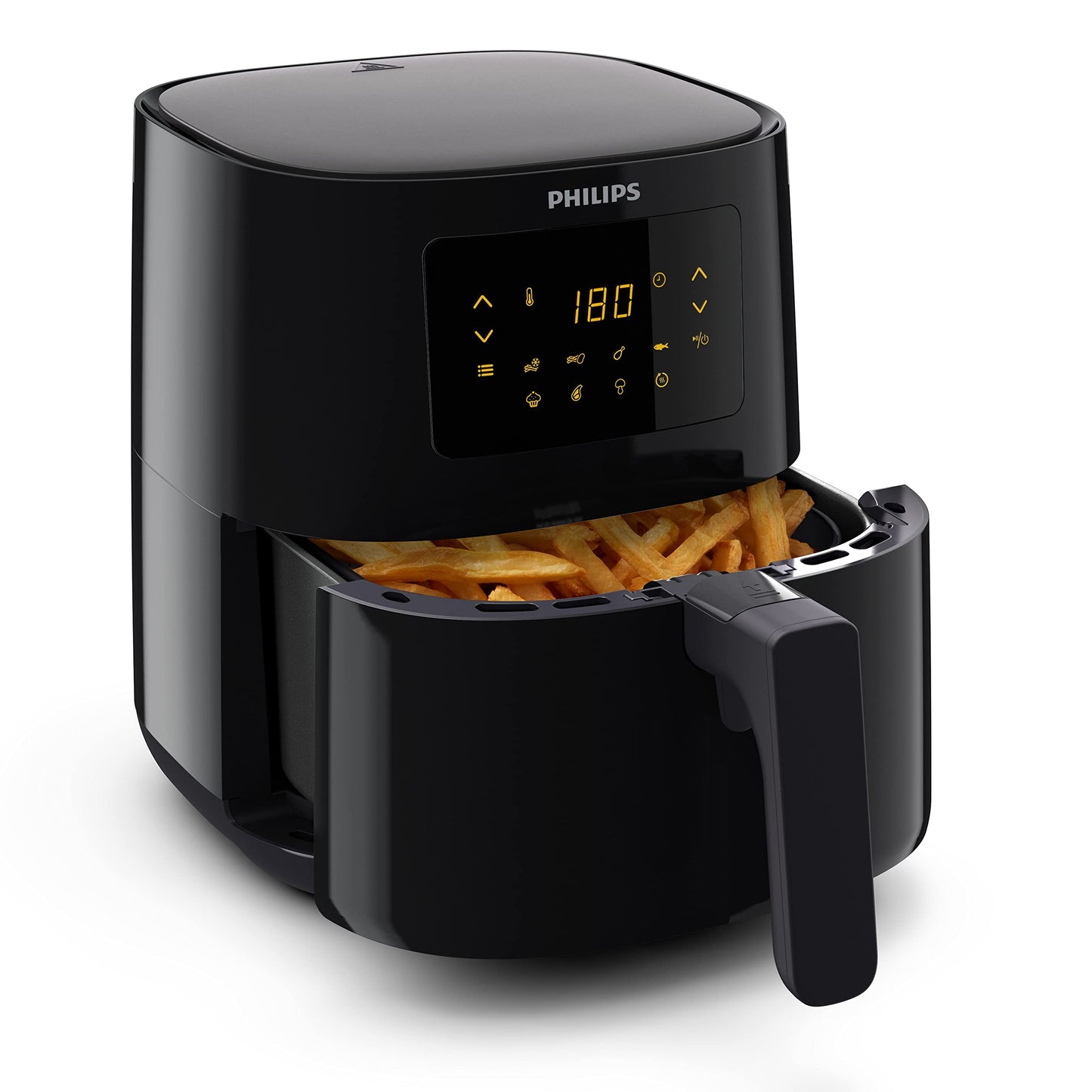 PHILIPS Essential XL Airfryer 2000W 6.2L, Digital, 7 presets, black body/blackhandle, 50hz HD9270/91., 1.2Kg- 2000W