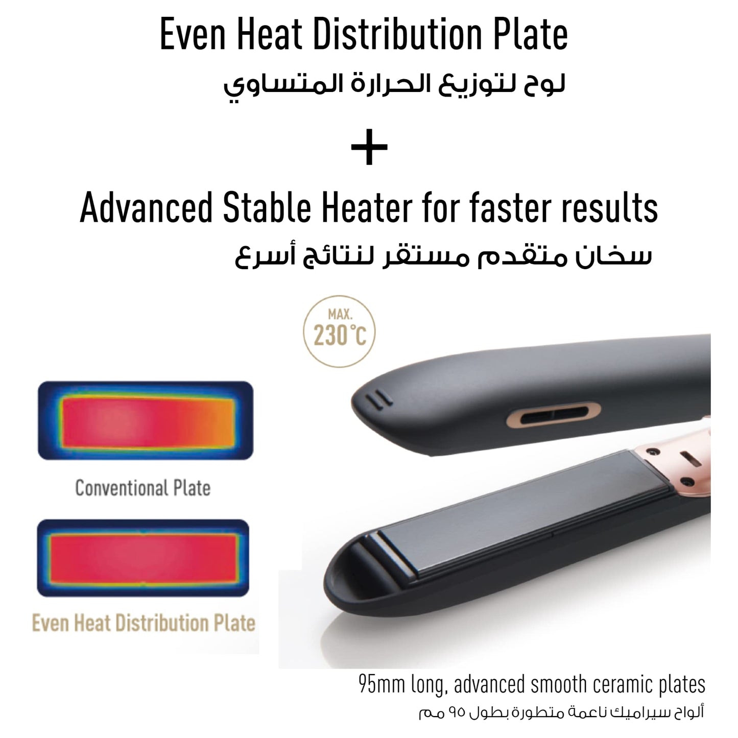 Panasonic Eh-Hv21 2-Way Ceramic Hair Straightener Curler
