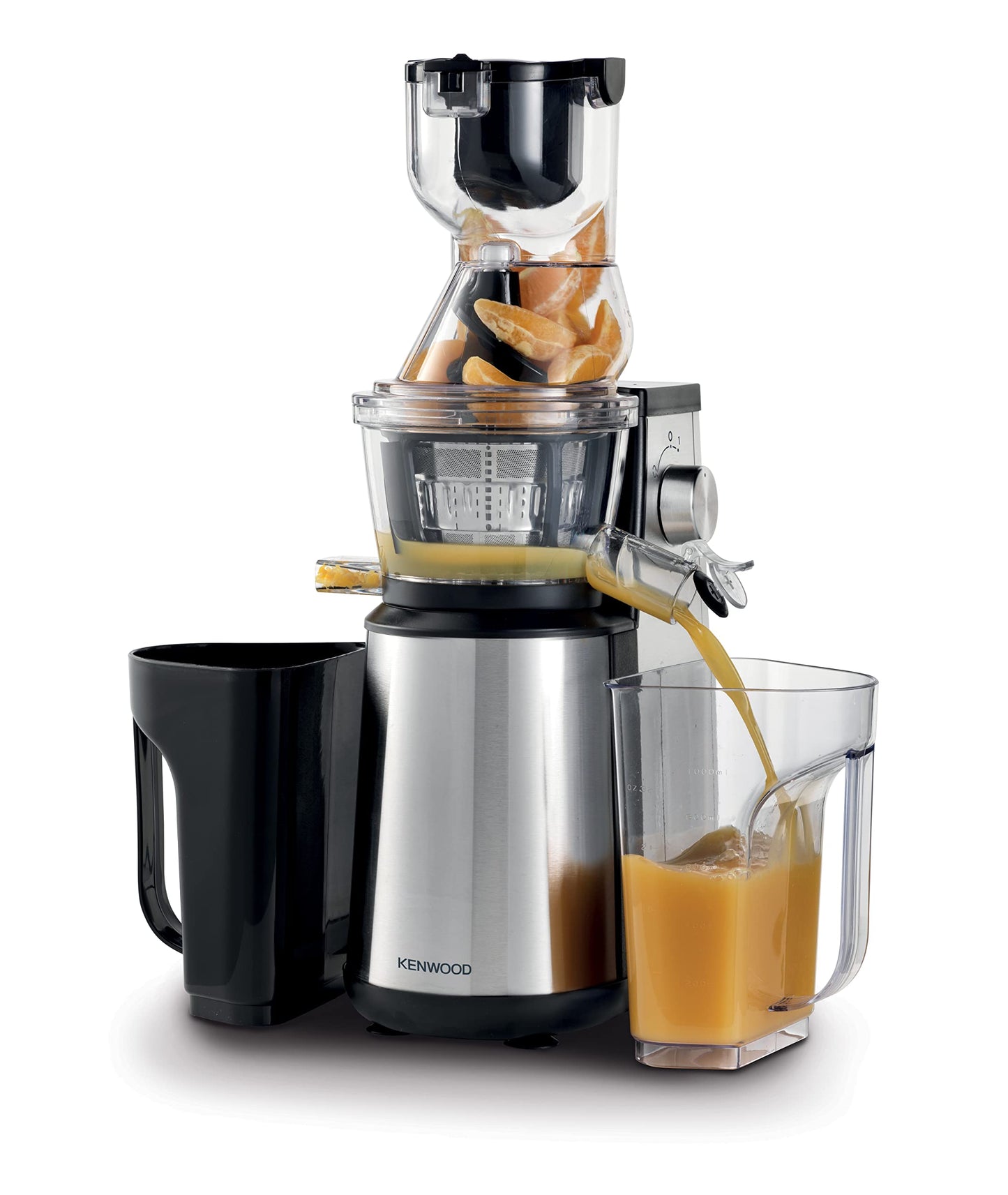 Kenwood Pure Juice Pro Slow Juicer, Metal, Jmm70.000Bk, Silver