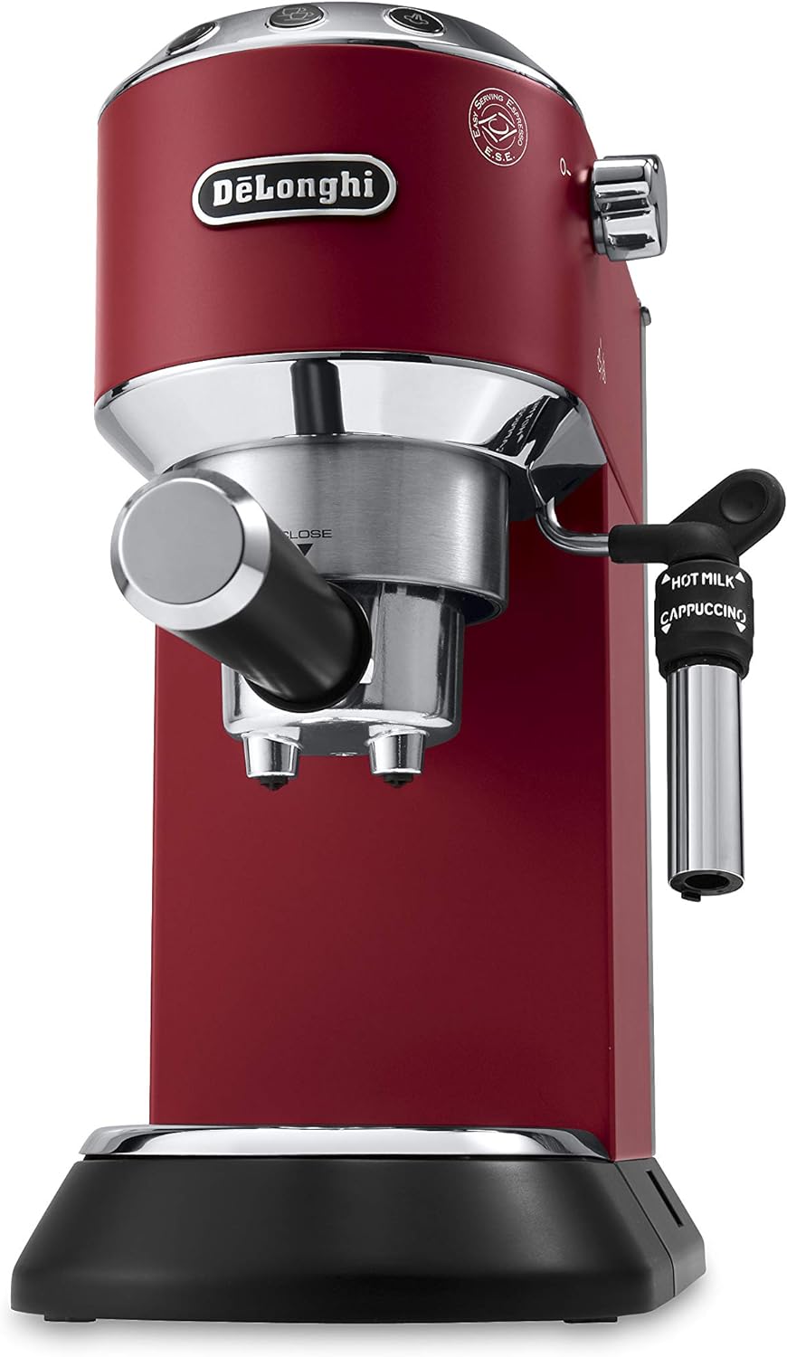 De'Longhi Dedica Style Pump Espresso Machine, Red - EC685.R - International Version