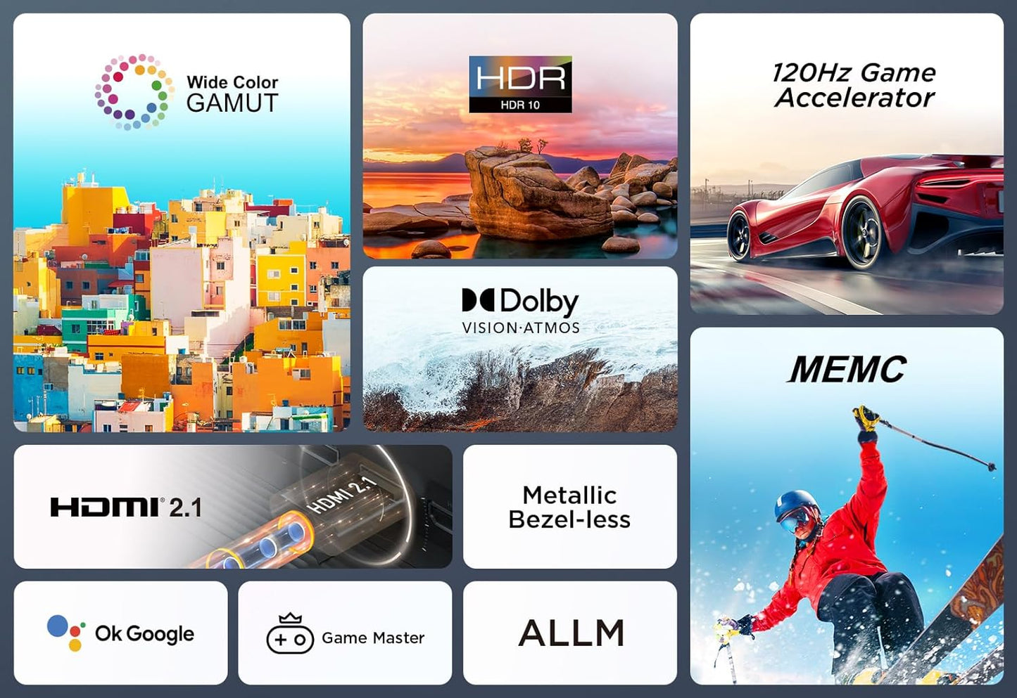TCL 85 Inch TV 4K Ultra HD Smart TV Google TV with 120Hz Game Accelerator Dolby Vision & Atmos HDR 10 Built-In Chromecast Assistant 60HZ MEMC - 85P745 (2023 Model)