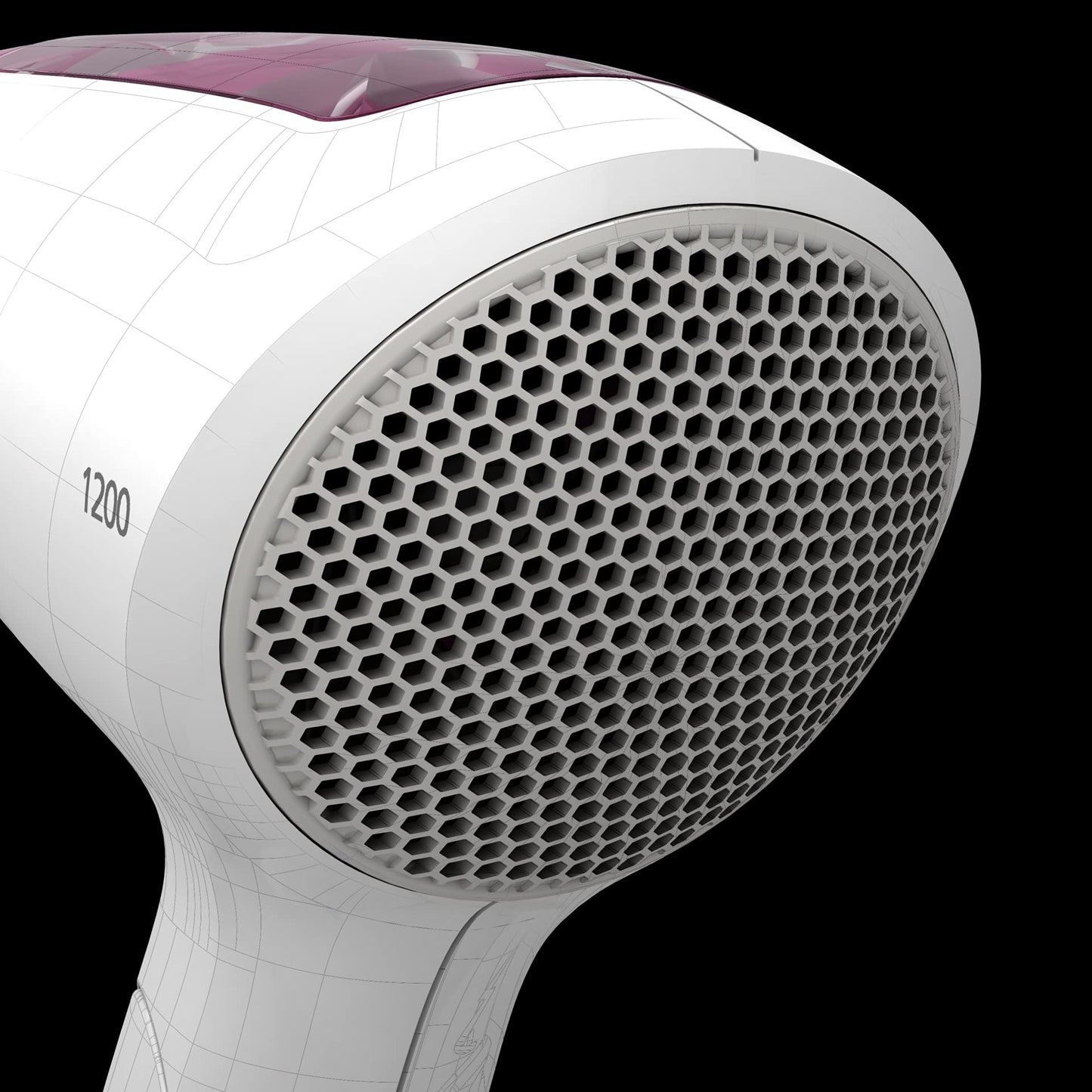 Panasonic EH ND21 Hair Dryer 1200W Quick Compact Gentle Drying, White, EHND21