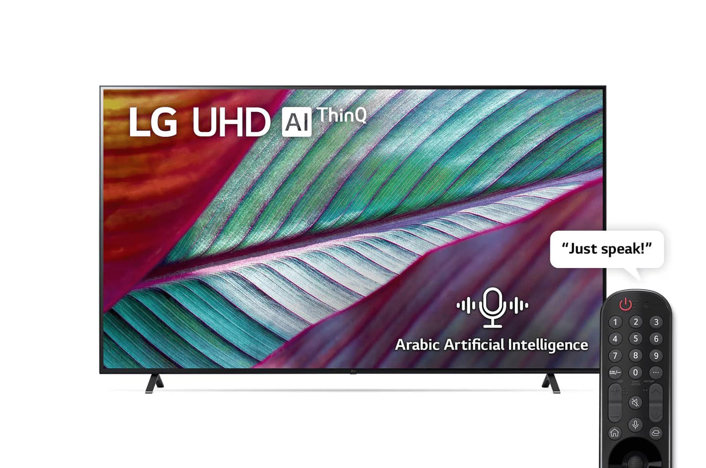LG, UHD 4K TV, 55 inch UR78 series, WebOS Smart AI ThinQ, Model 55UR7800 | 1 Year Warranty.