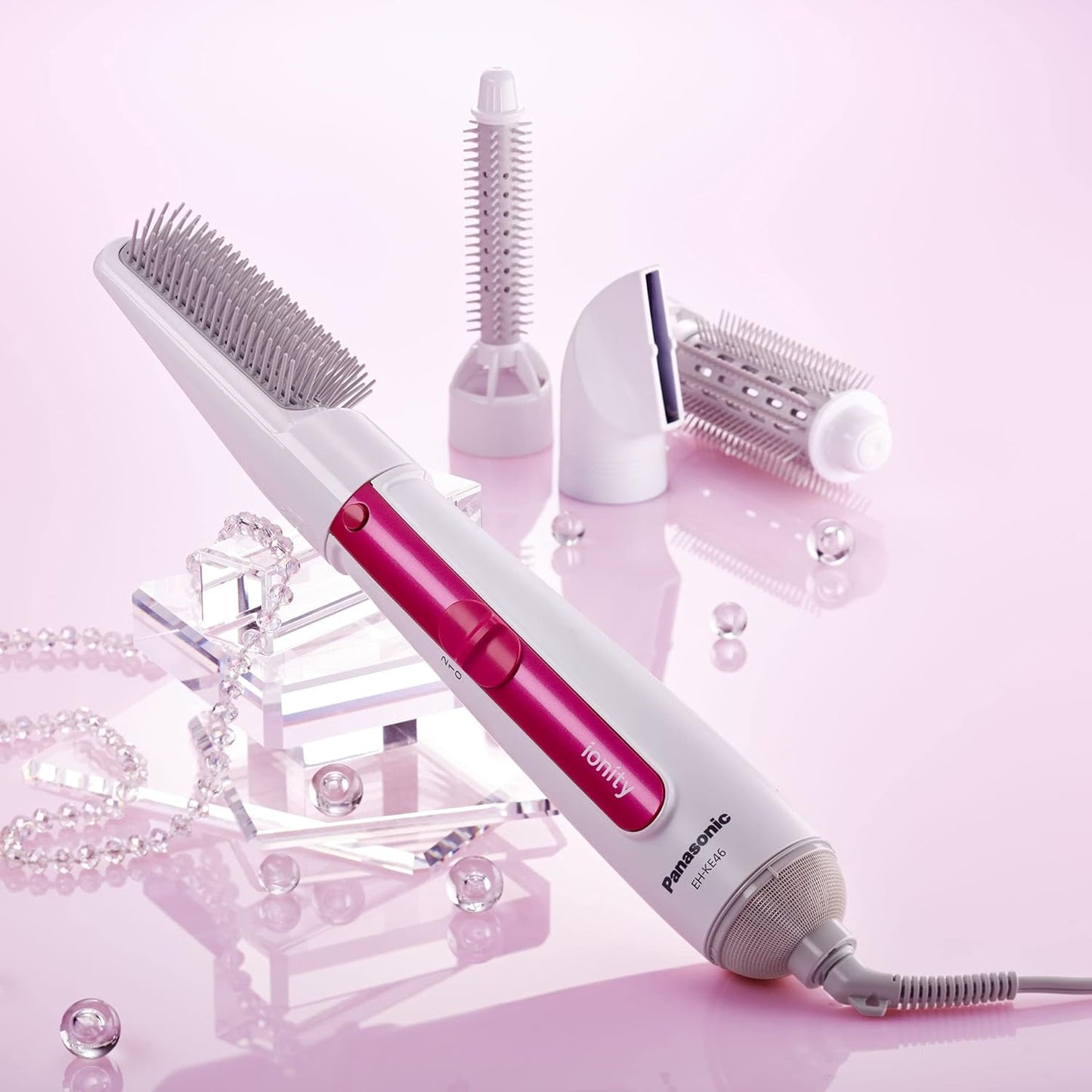 Panasonic Eh-Ka31 Hair Styler Blow Brush 3 Attachments