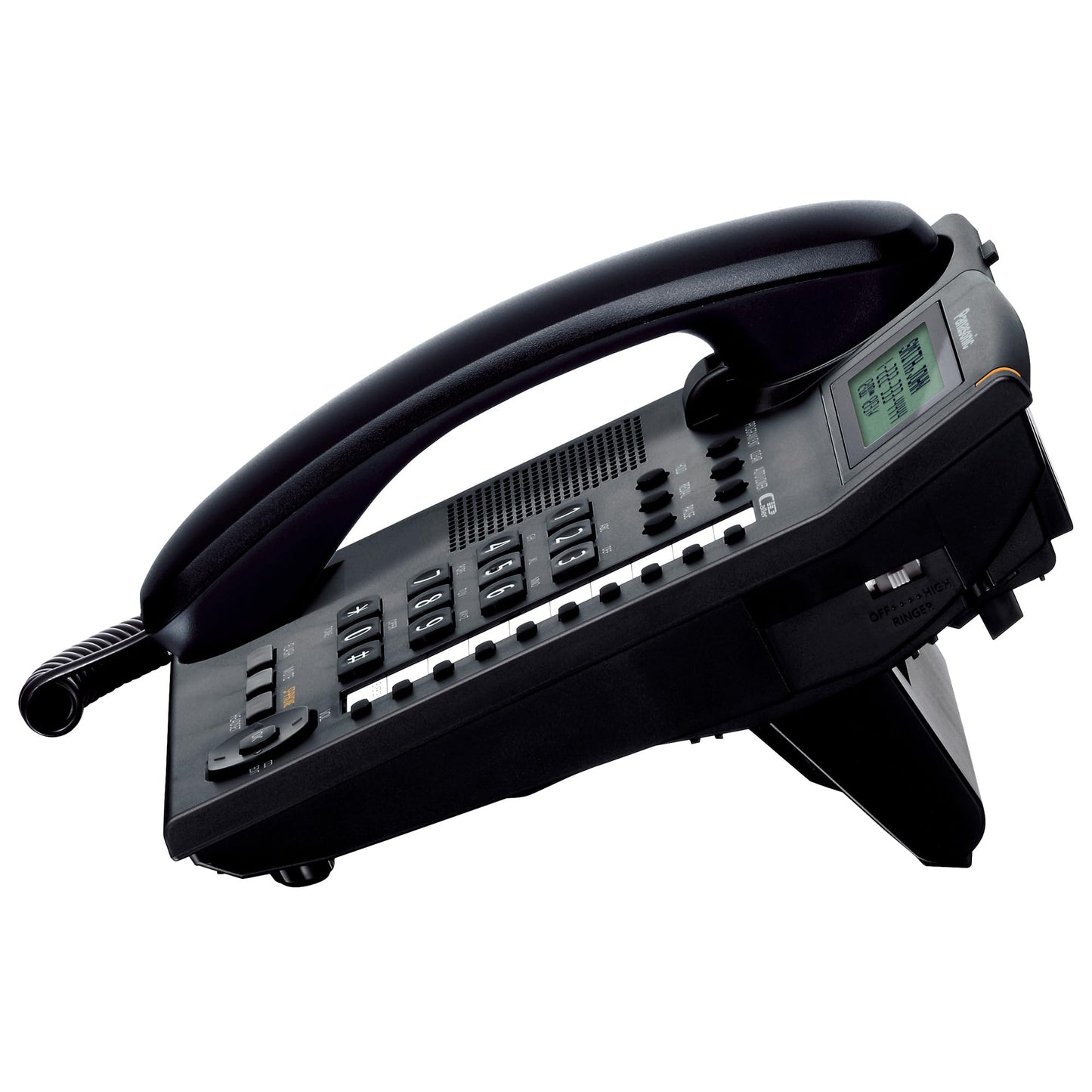 Panasonic KX-TS880B Integrated Corded Telephone,Black