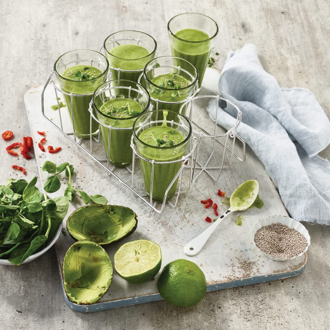 KENWOOD Personal Blender 350W Smoothie Blender/Smoothie Maker with 570ml & 400ml Tritan Smoothie2Go Bottle and Lid, Ice Crush Function BLM05.A0BK Black/Silver