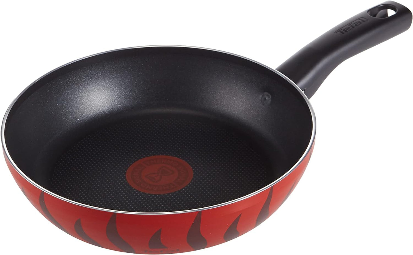 Tefal G6 Tempo Flame 32 Cm Non Stick Frypan With Thermo Spot, Red, Aluminium, C3040883