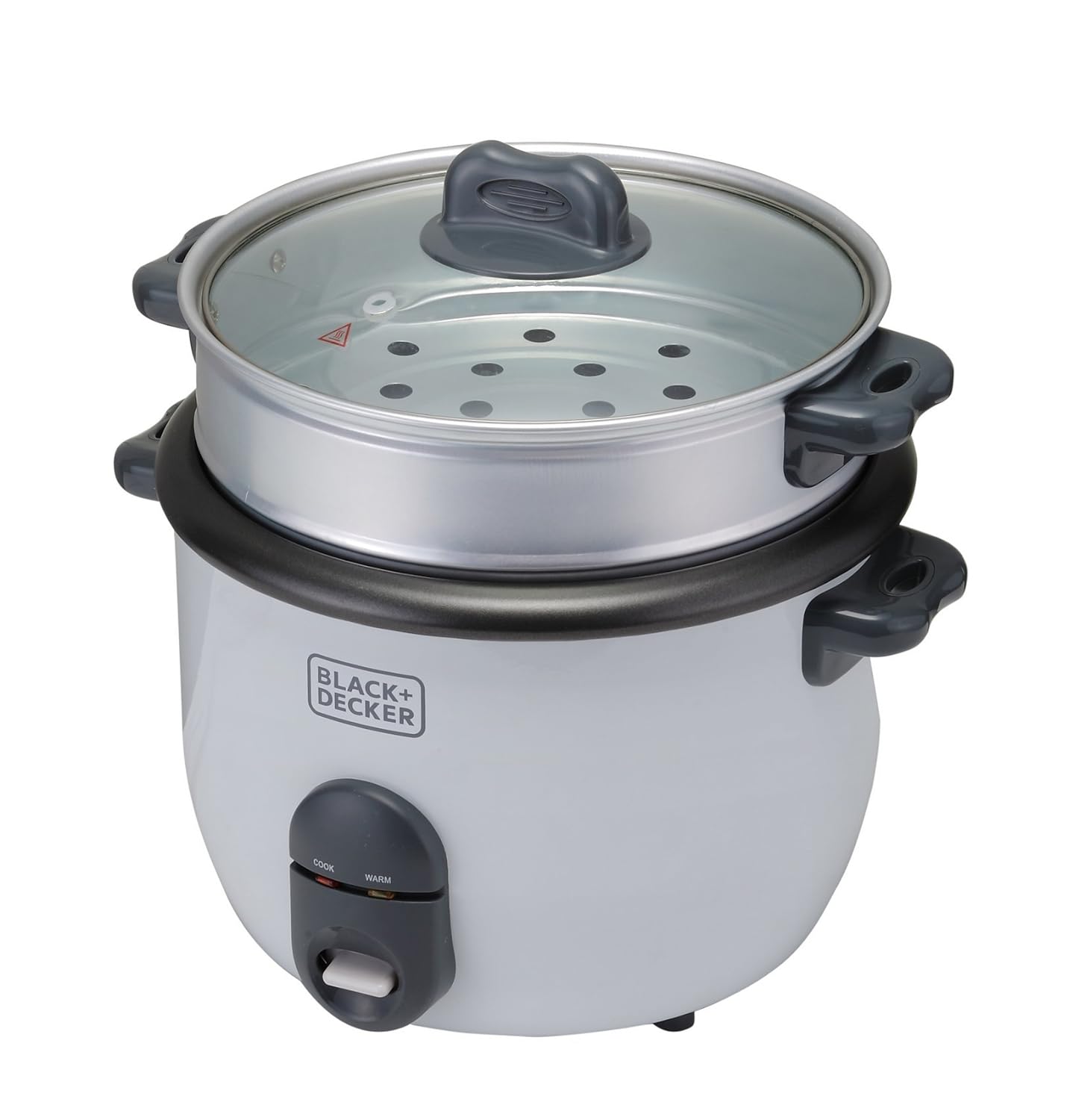 Black & Decker RC1860-B5 1.8-Litre Rice Cooker (White)
