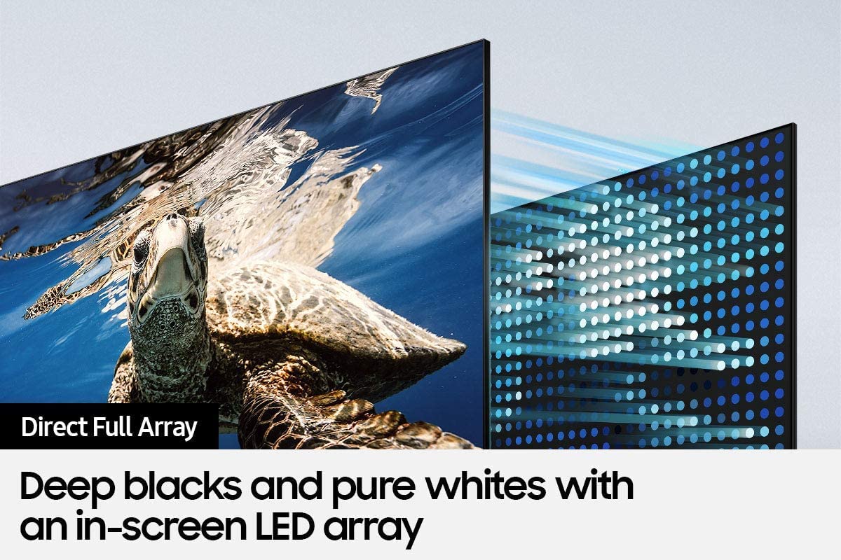 SAMSUNG 55-Inch Class QLED Q80B Series - 4K UHD Direct Full Array Quantum HDR 8X Smart TV with Alexa Built-in (QN55Q80BAFXZA, 2022 Model)