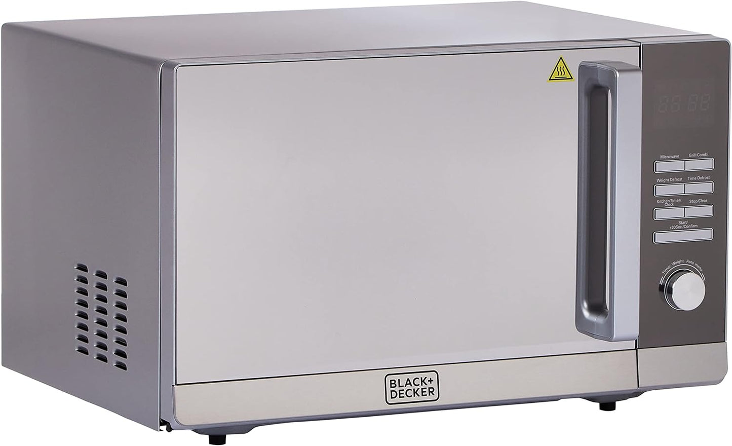 Black+Decker Mz3000Pg-B5 30 Liter Microwave Oven - Silver