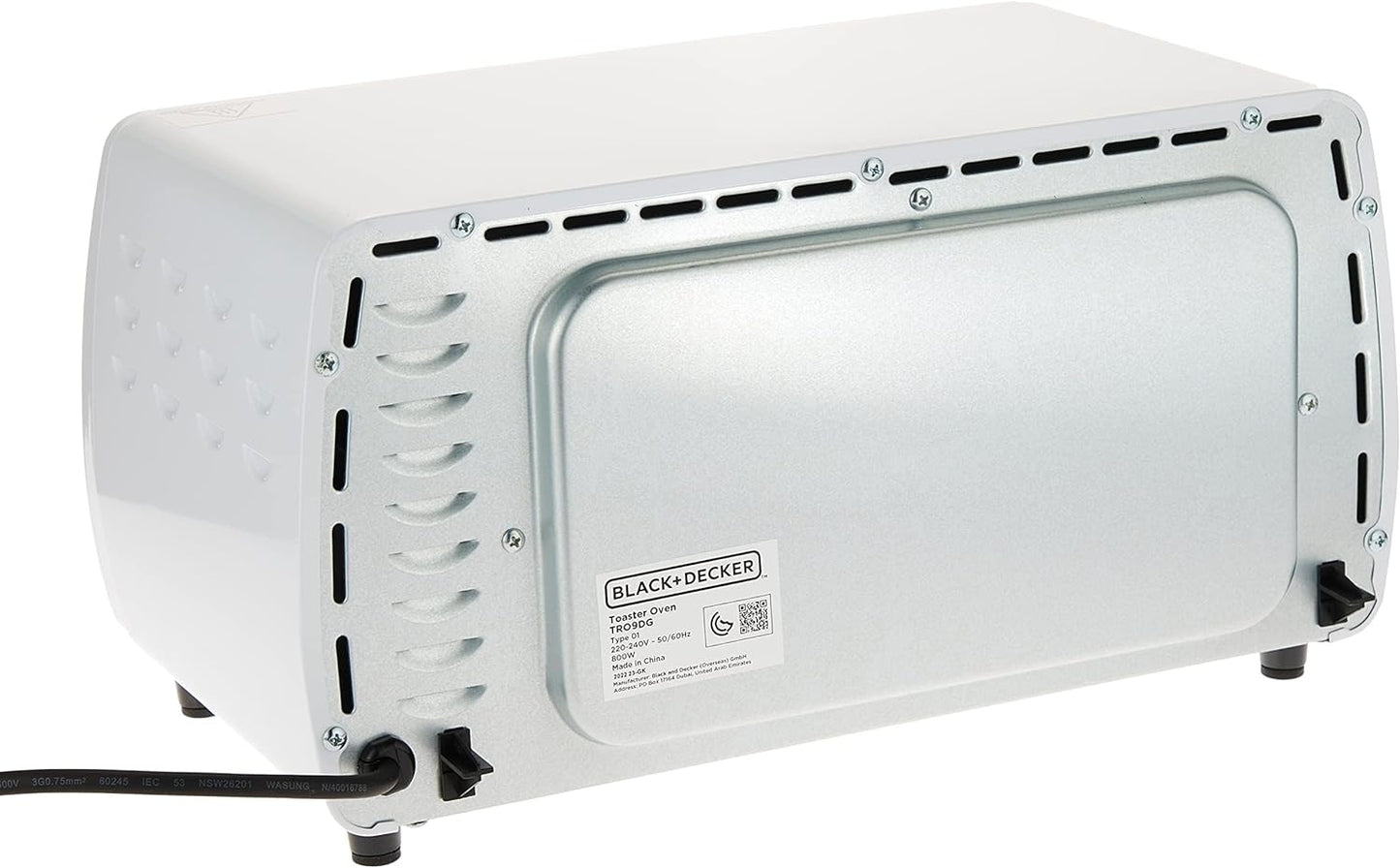 Black & Decker 2200W 70L Toaster Oven 90-230 Temp Setting, Double Grill With Convection And Glass Door For Safety+Multiple Accessories Toasting Baking Broiling TRO70RDG-B5 2 Years Warranty
