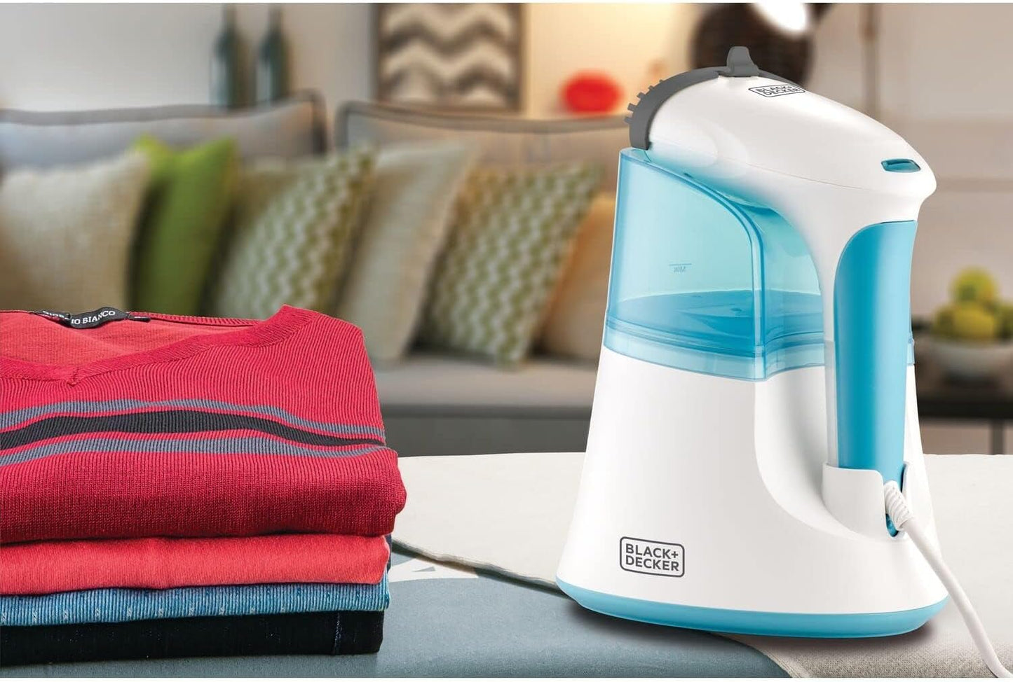 BLACK+DECKER Portable Digital Handheld Garment Steamer 1600W Black HSTD1600-B5