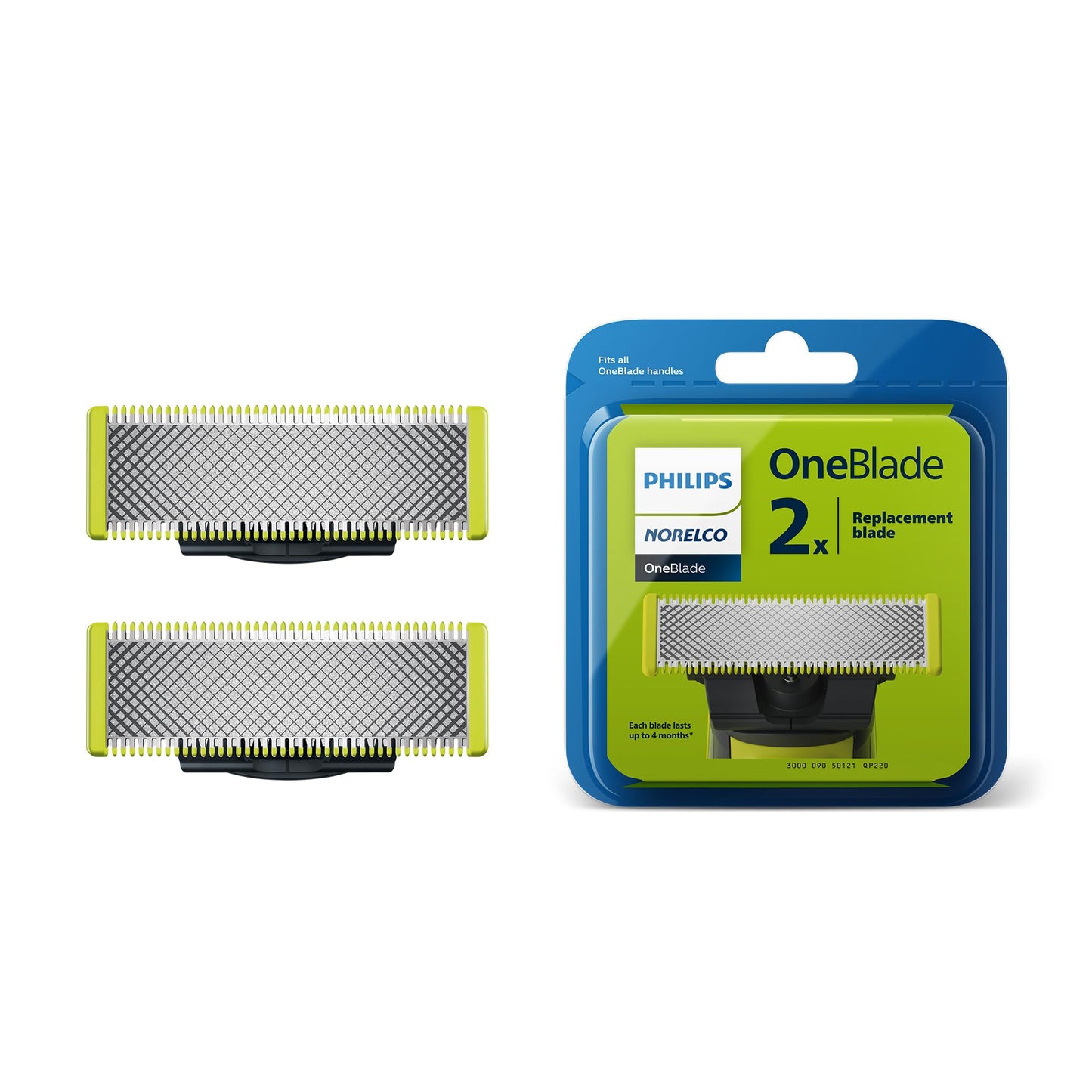 Philips Norelco Oneblade Replacement Blades, 3 Count, Qp230/80