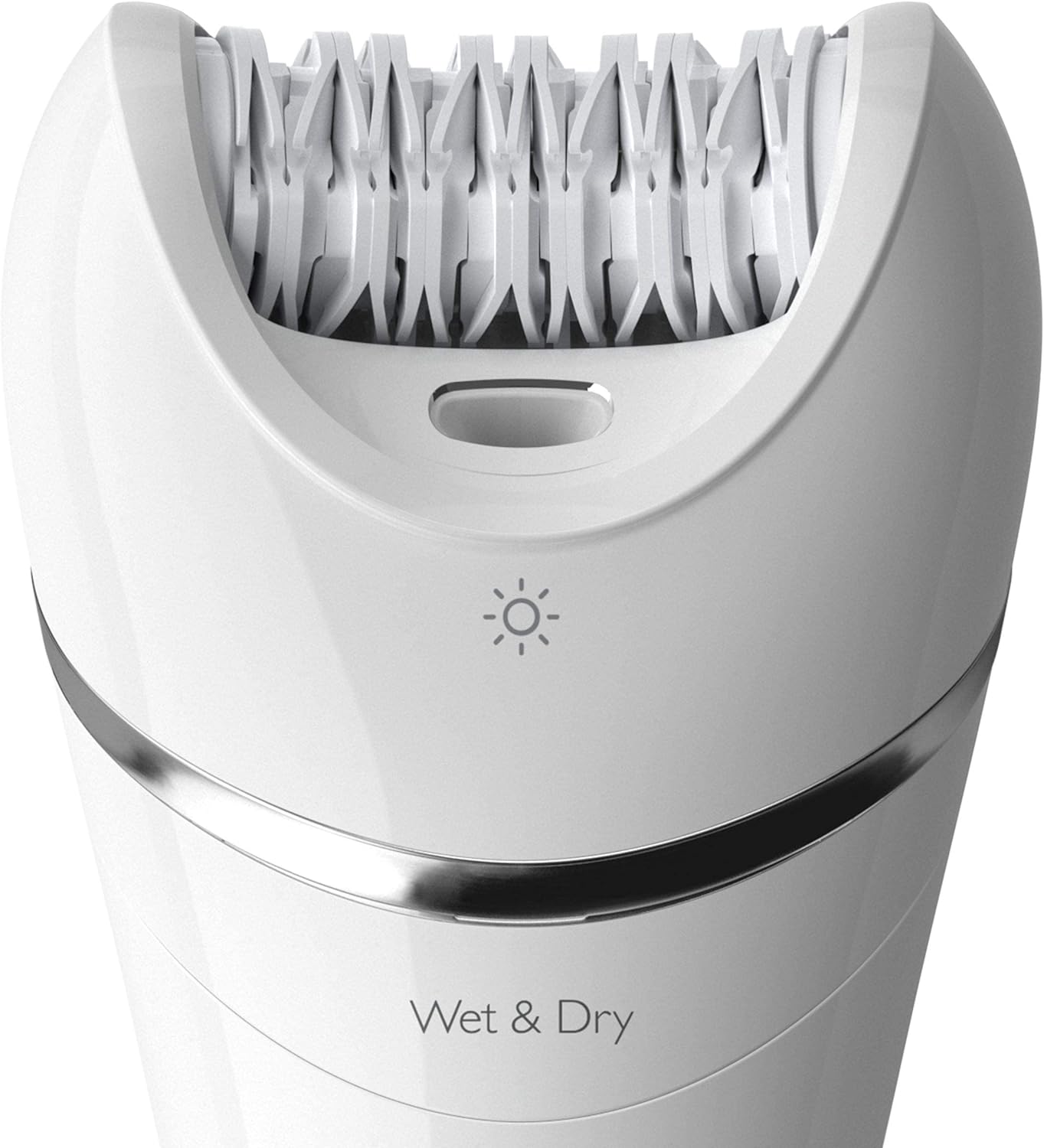 Philips Epilator Series 8000. Wet And Dry Cordless Hair Removal For Legs And Body With 3 Accessories. Extra Wide Epilator Head. 3 Pin, Bre70001.