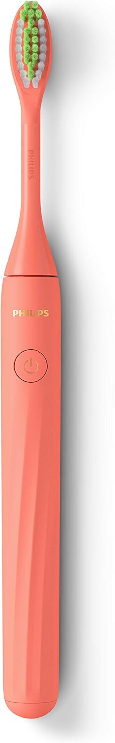 Philips One by Sonicare Battery Toothbrush, Mango Yellow, HY1100/02
