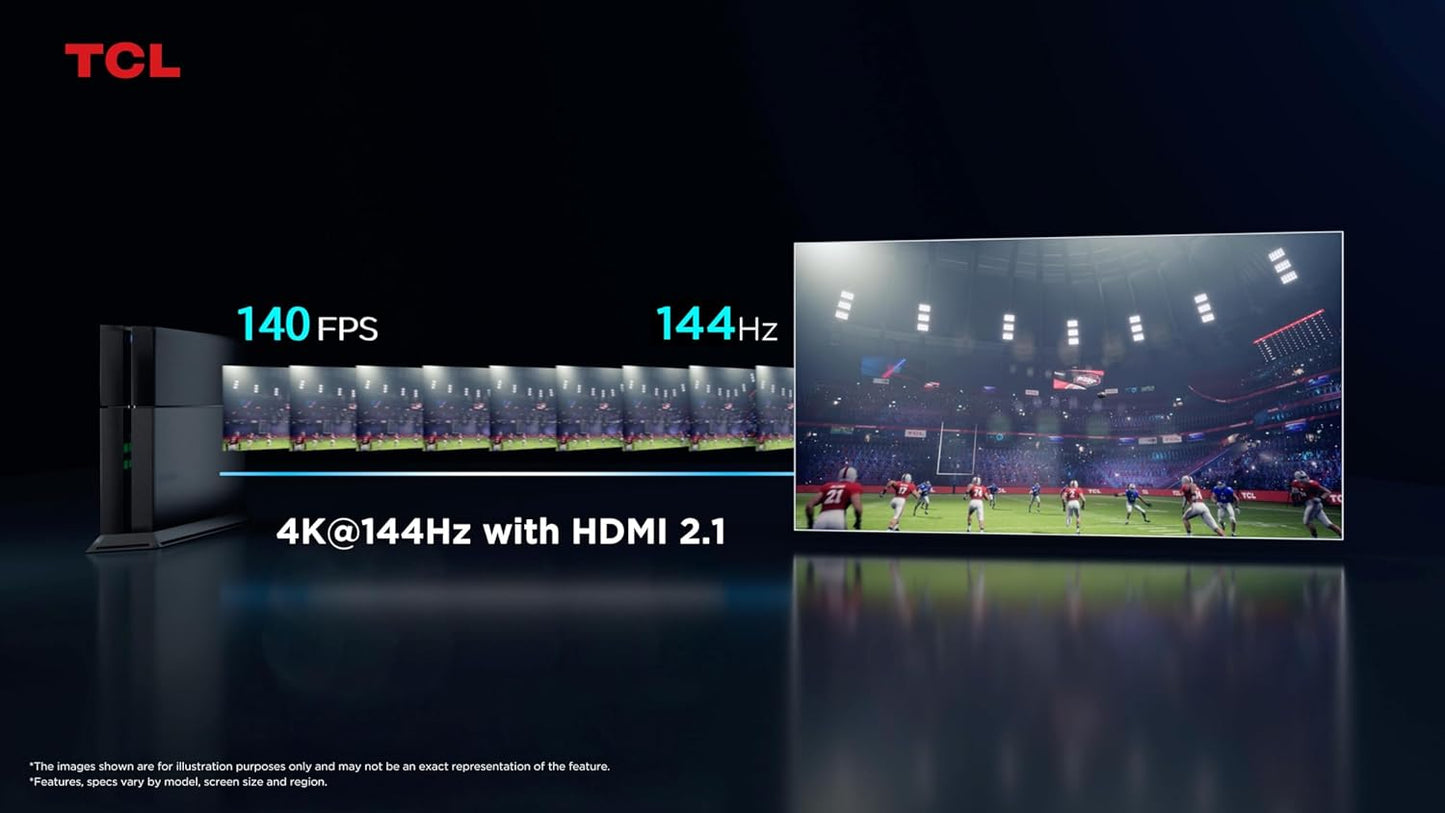 TCL 85 Inch TV 4K Ultra HD Smart TV Google TV with 120Hz Game Accelerator Dolby Vision & Atmos HDR 10 Built-In Chromecast Assistant 60HZ MEMC - 85P745 (2023 Model)