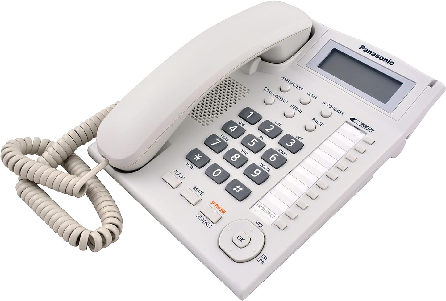 Panasonic KX-TS880 Integrated Corded Telephone, Black