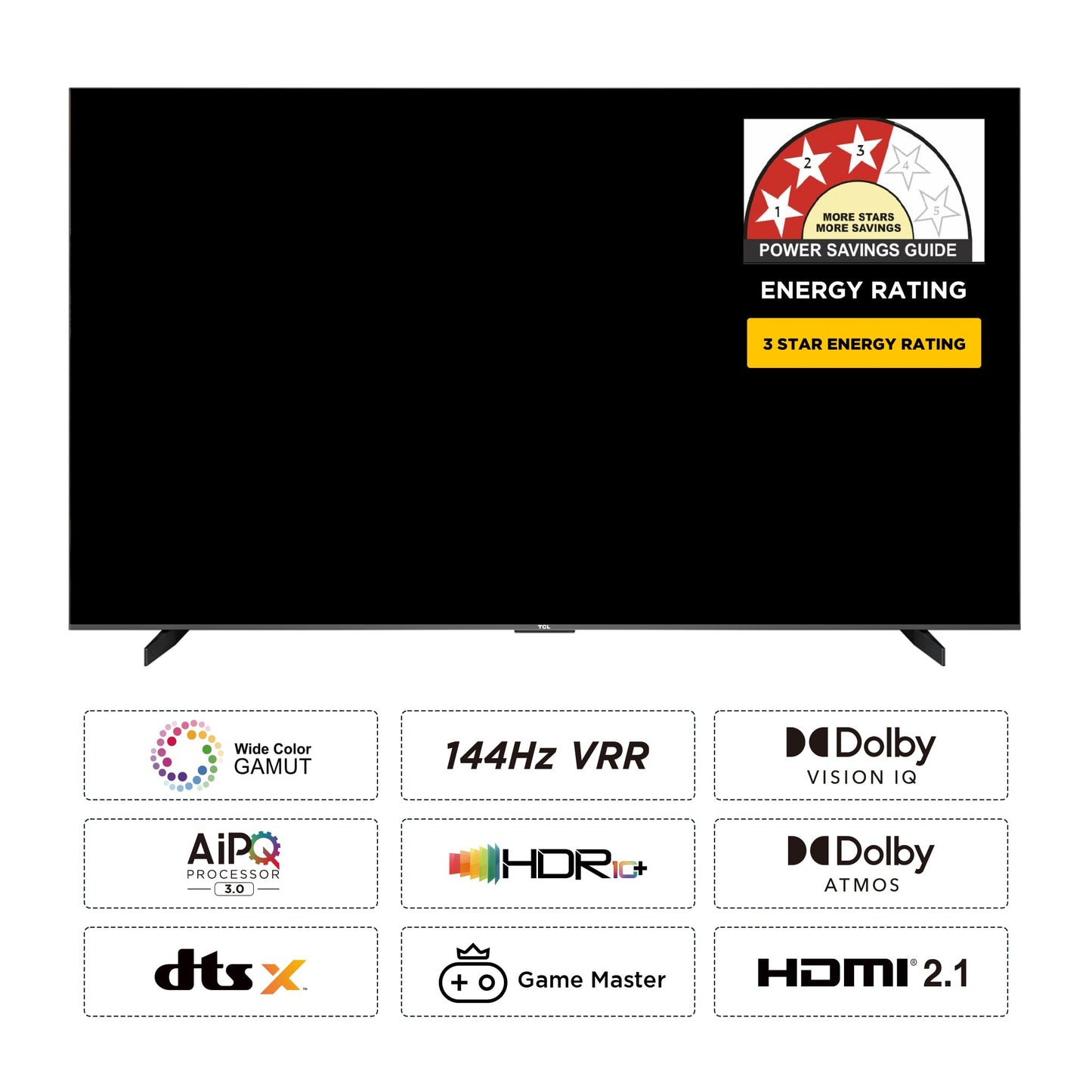 TCL 164 cm (65 inches) Bezel-Less Series 4K Ultra HD Smart LED Google TV 65P635 (Black)