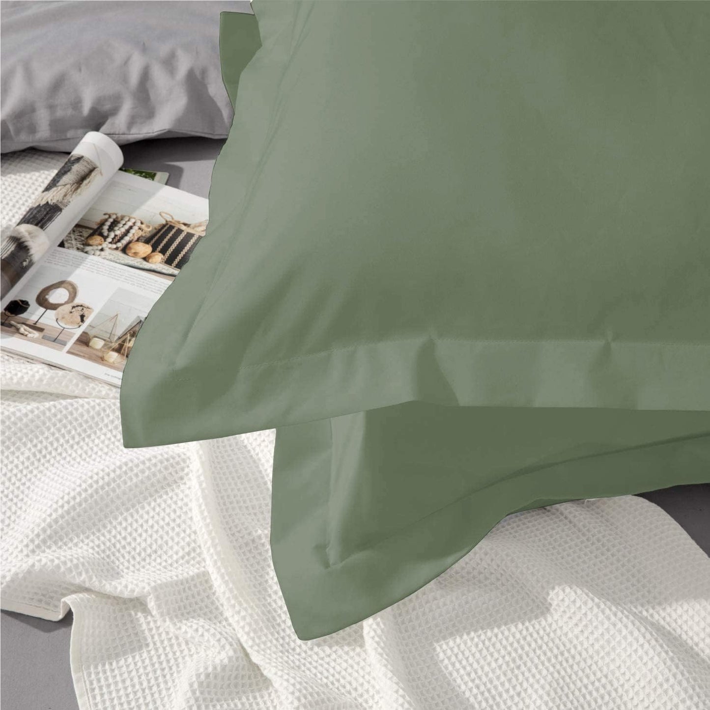Split Top California King Sheets Split Head California King Sheets Sets for Adjustable Beds- 100% Egyptian Cotton 800TC Split Head Flex Top 18" Deep Pocket - 32" Top Split Cal-King, Light Blue Solid