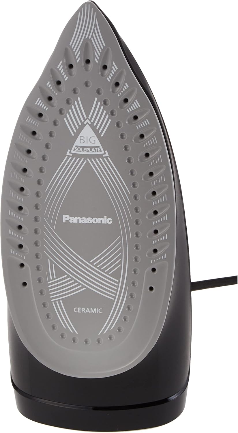 Panasonic Steam Iron, 2300W, Ni-U400, Pink, Big Ceramic Soleplate