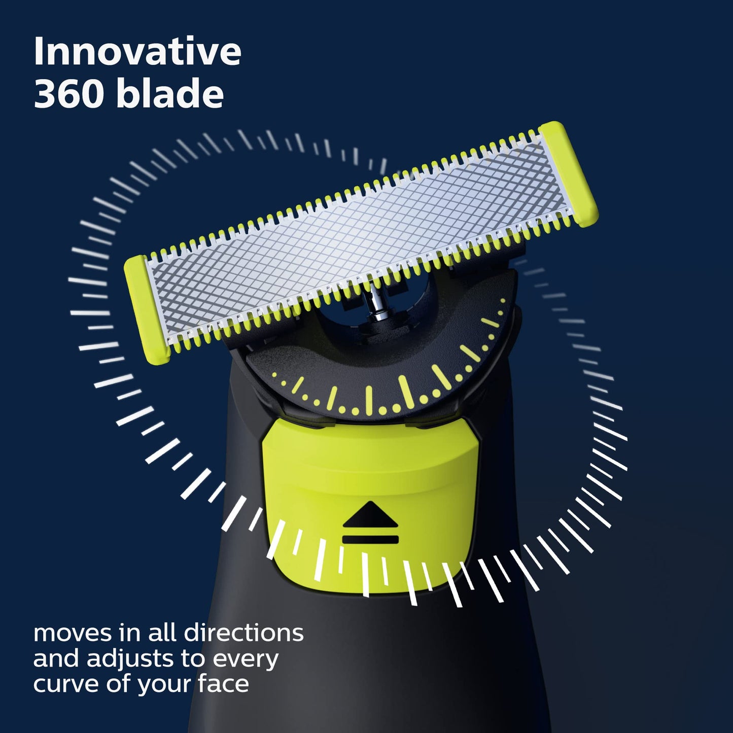 Philips Norelco OneBlade Hybrid Electric Trimmer and Shaver, Frustration Free Packaging, QP2520/90
