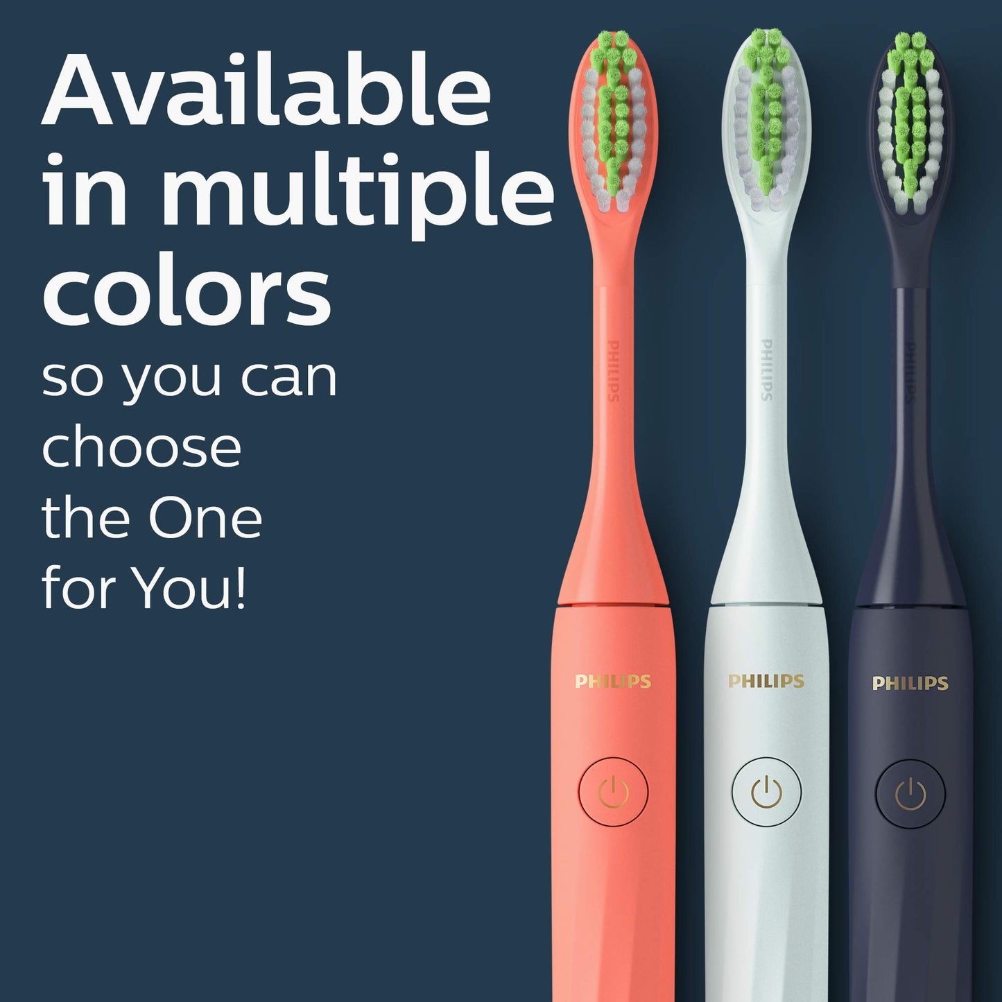 Philips One by Sonicare Battery Toothbrush, Mango Yellow, HY1100/02