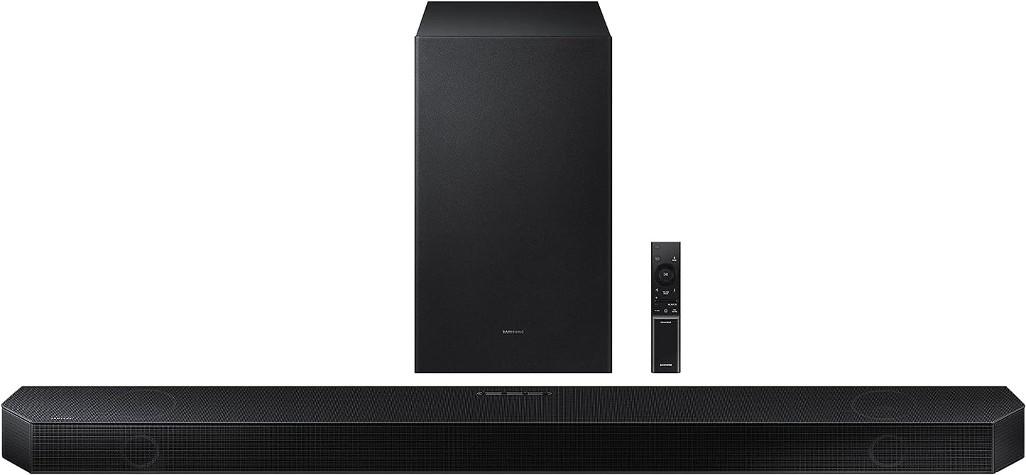 Samsung 3.1.2Ch Wireless Soundbar With Dolby Atmos/Dts:X 2 Up Firing Speakers In Built Subwoofer Bluetooth Connectivity - HW-Q700B