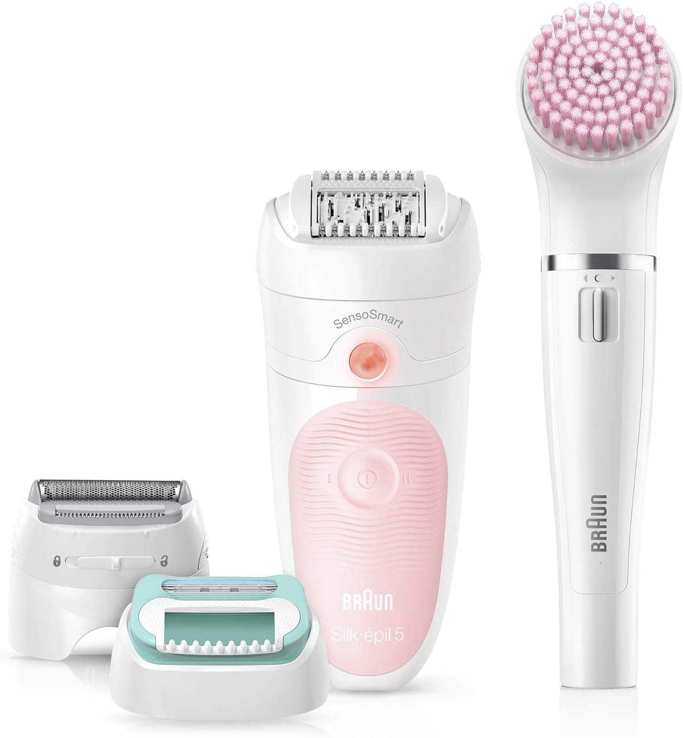 Braun Silk-Epil 5 5-541 Wet & Dry Epilator With 4 Extras