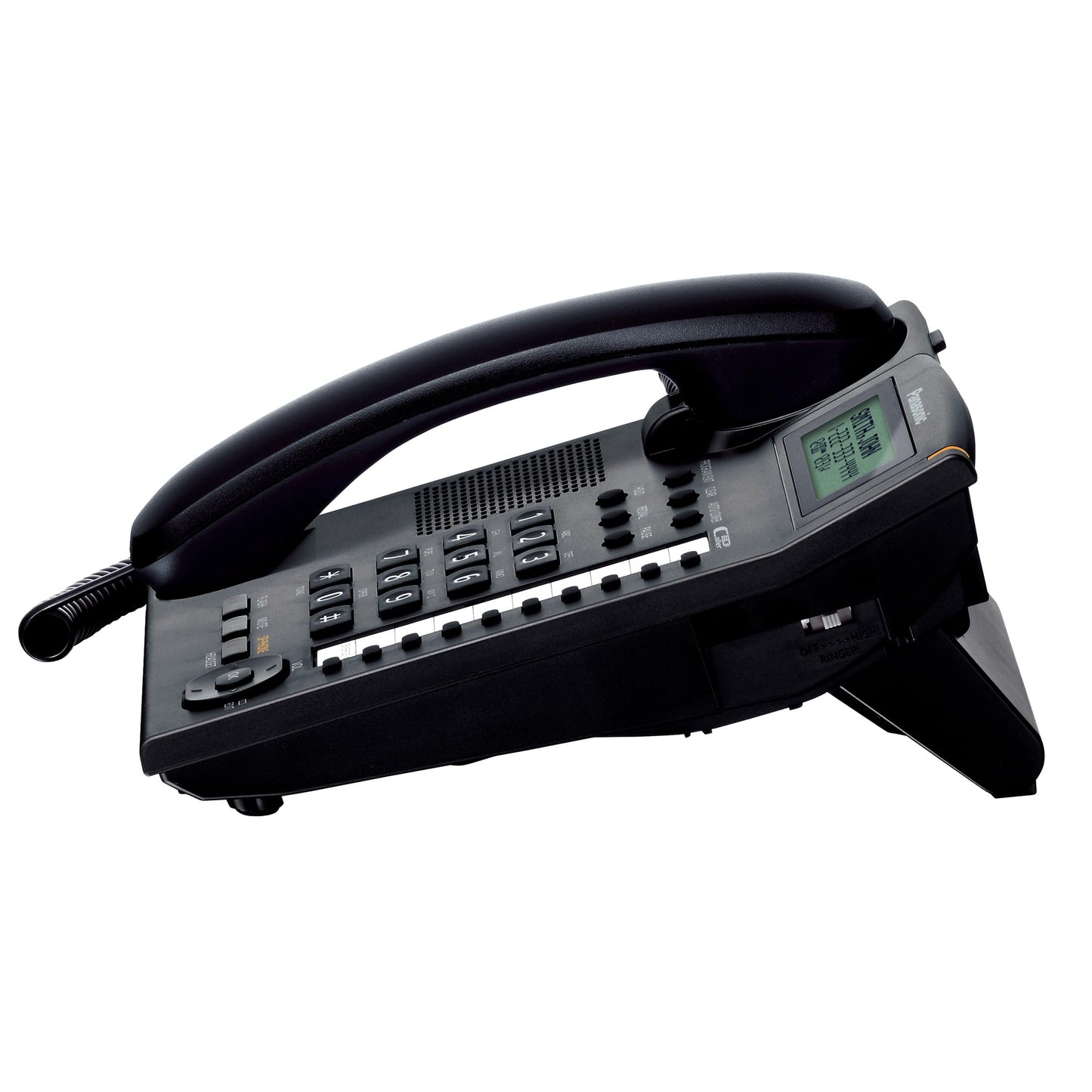 Panasonic KX-TS880B Integrated Corded Telephone,Black
