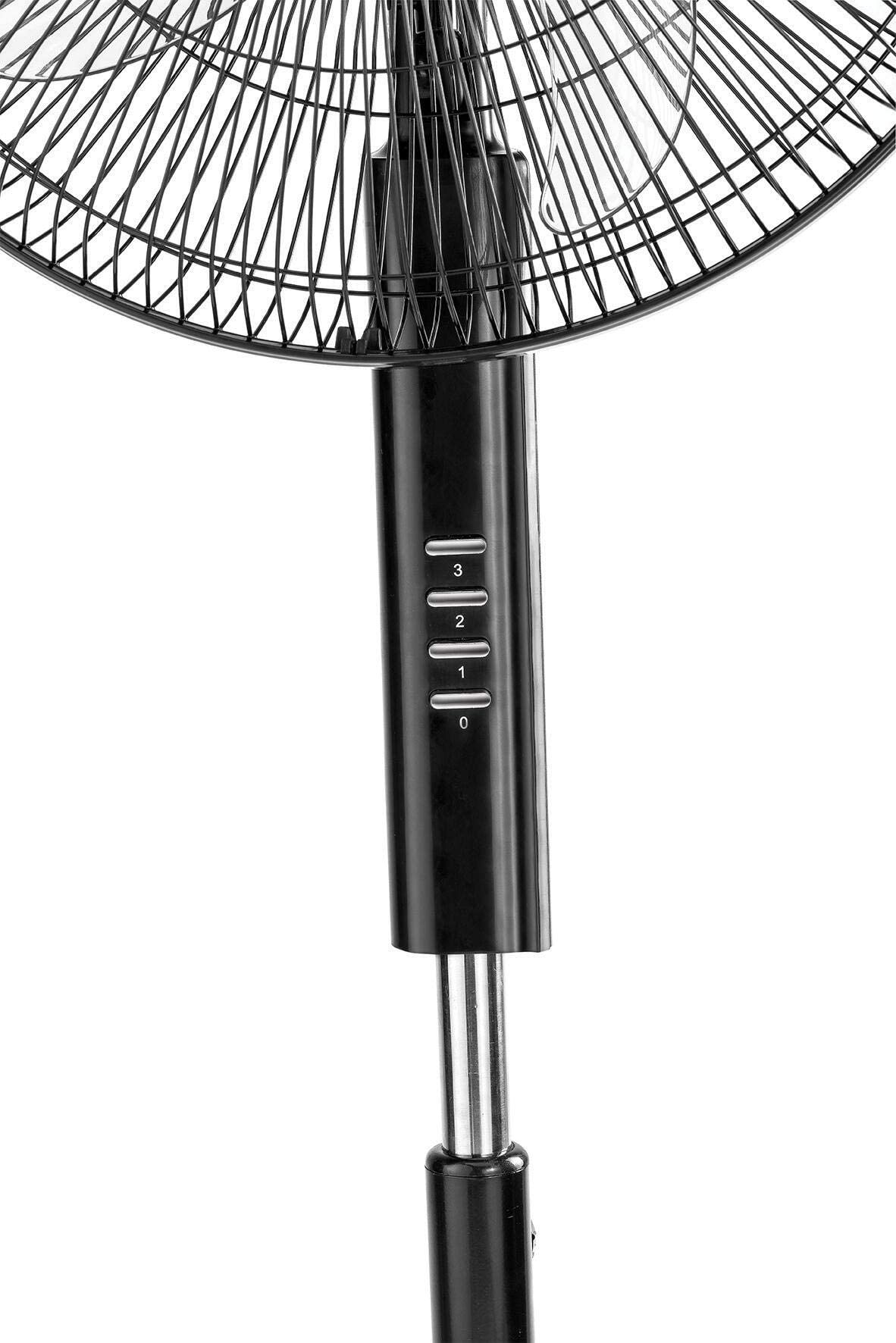 Black & Decker 60W Stand Fan 16 Inch Diameter, 90° Wide Swing 3 Speeds Plus Modes And 5AS Blade, For The Perfect Temperature FS1620-B5 2 Years Warranty