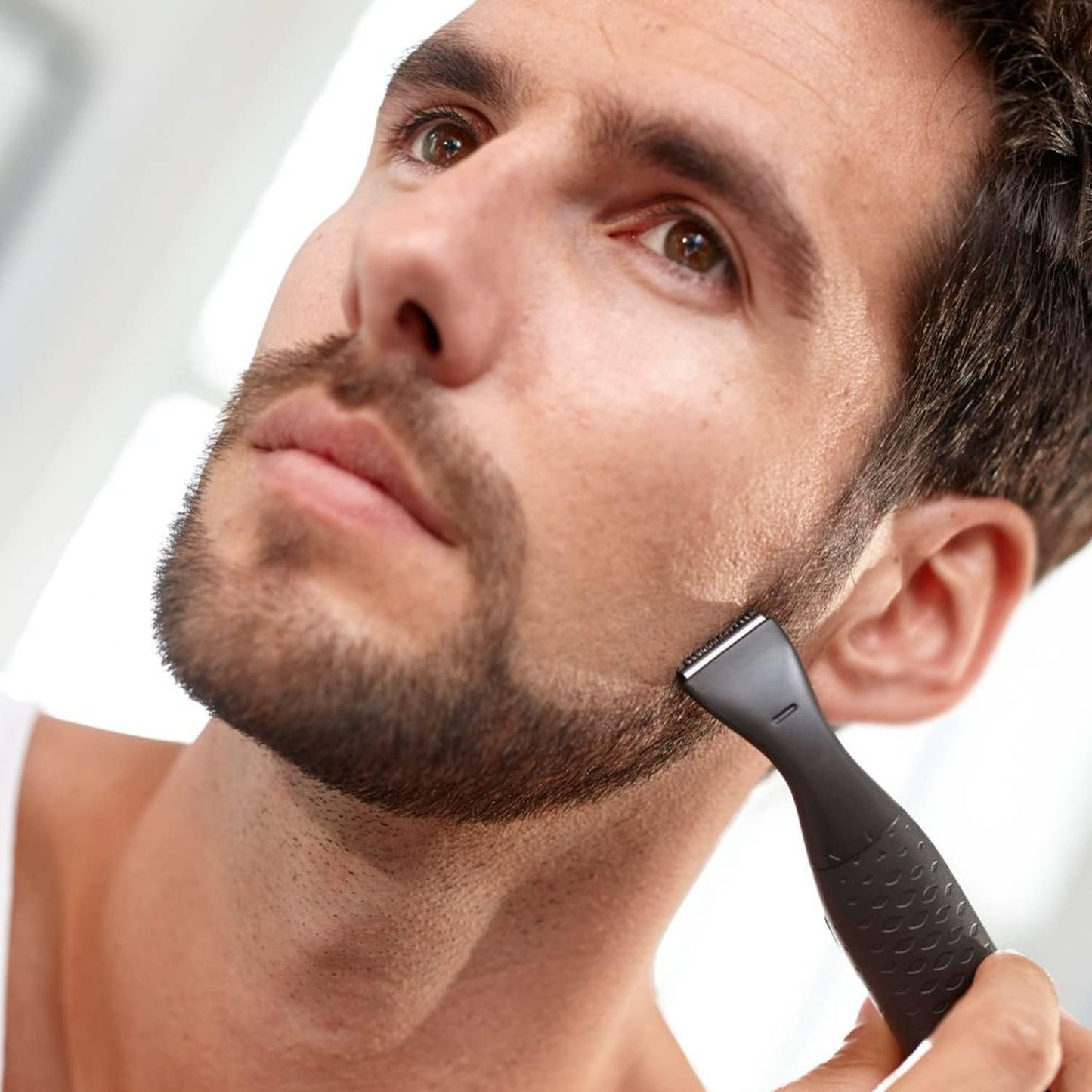 Philips Multigroom Series 3000 for Face, 6-in-1 Grooming Kit for beard, moustache, nose & ear hair, cordless, 60 min runtime, 16h full charging time, MG3710/33,Black