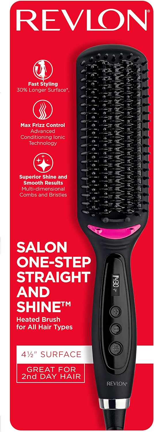 REVLON Salon One-Step Straight and Shine XL Hot Ionic Brush