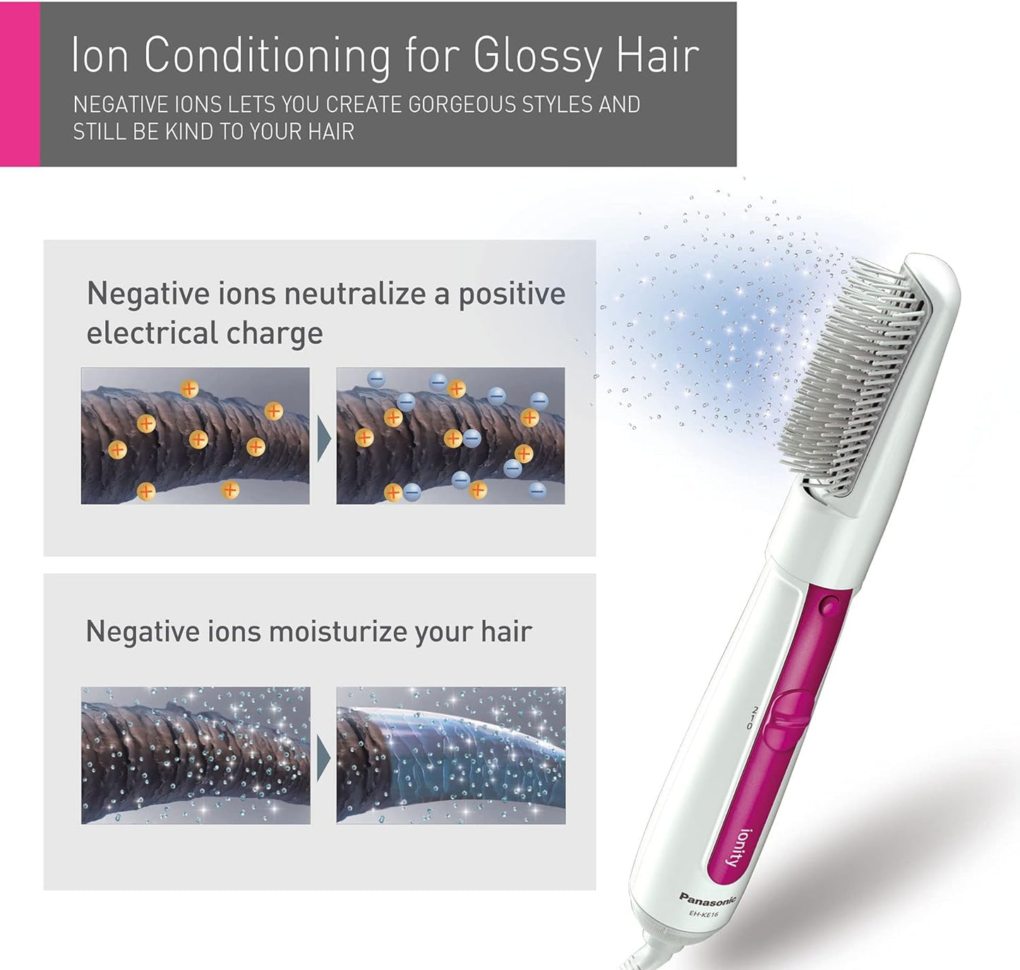 Panasonic EH-KE16 Ionity Hair Styler Blow Brush