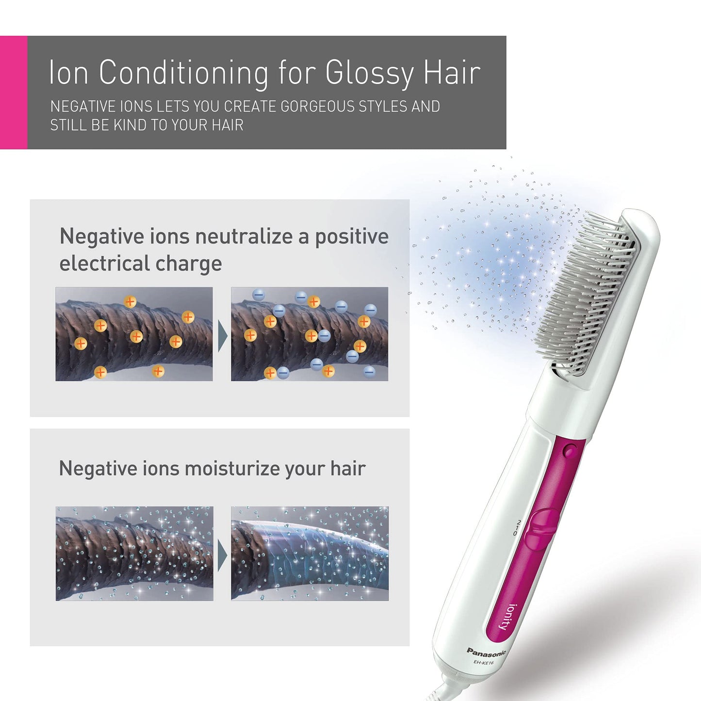 Panasonic EH-KE16 Ionity Hair Styler Blow Brush