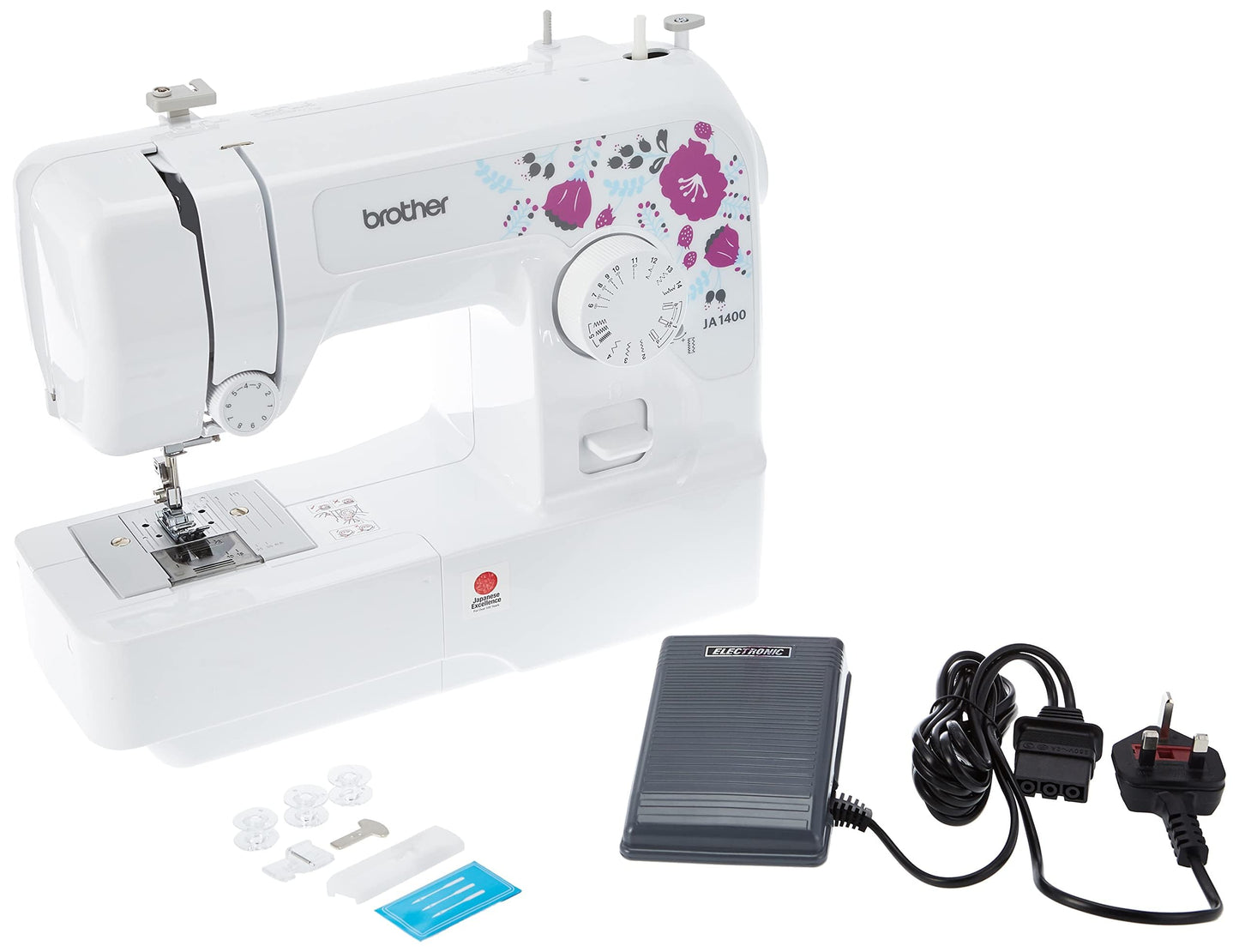 Brother Sewing Machine, GS3700, 37 Stitches, LED Sewing Light, Automatic Buttonhole Sewing