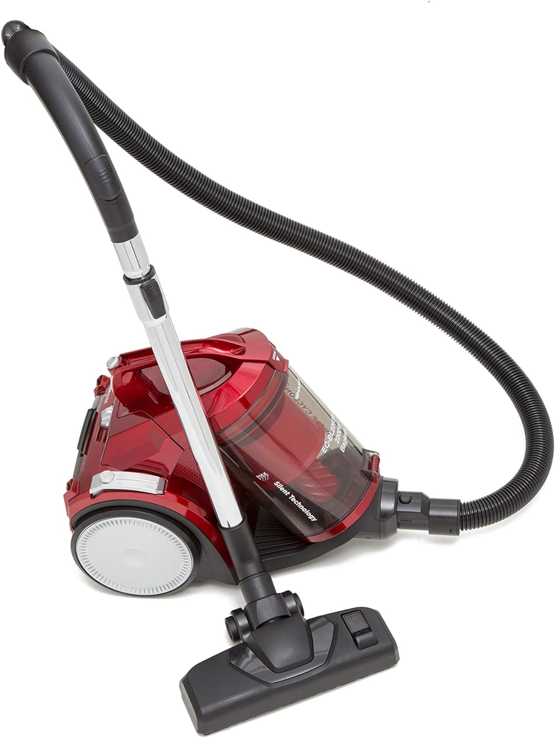SHARP 2200W SINGLE CYCLONE CANISTER BAGLESS VACUUM CLEANER SILENT TECHNOLOGY WITH HEPA FILTER EC-BL2203A-RZ